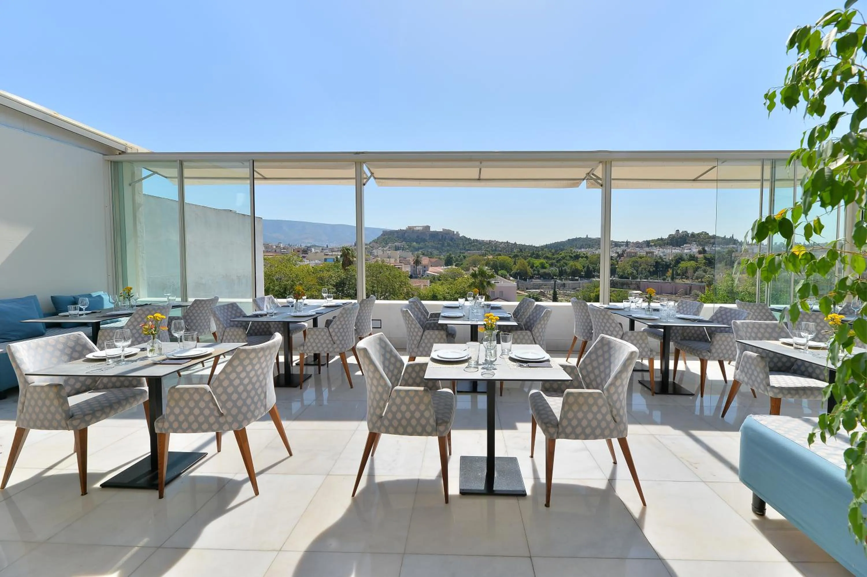 Patio in Athenaeum Eridanus Luxury Hotel