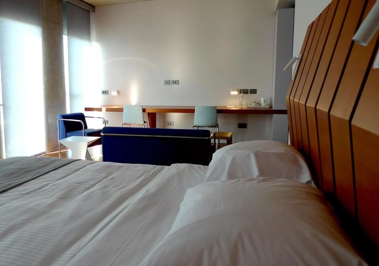 Bed in Bossa Nova Beirut Hotel