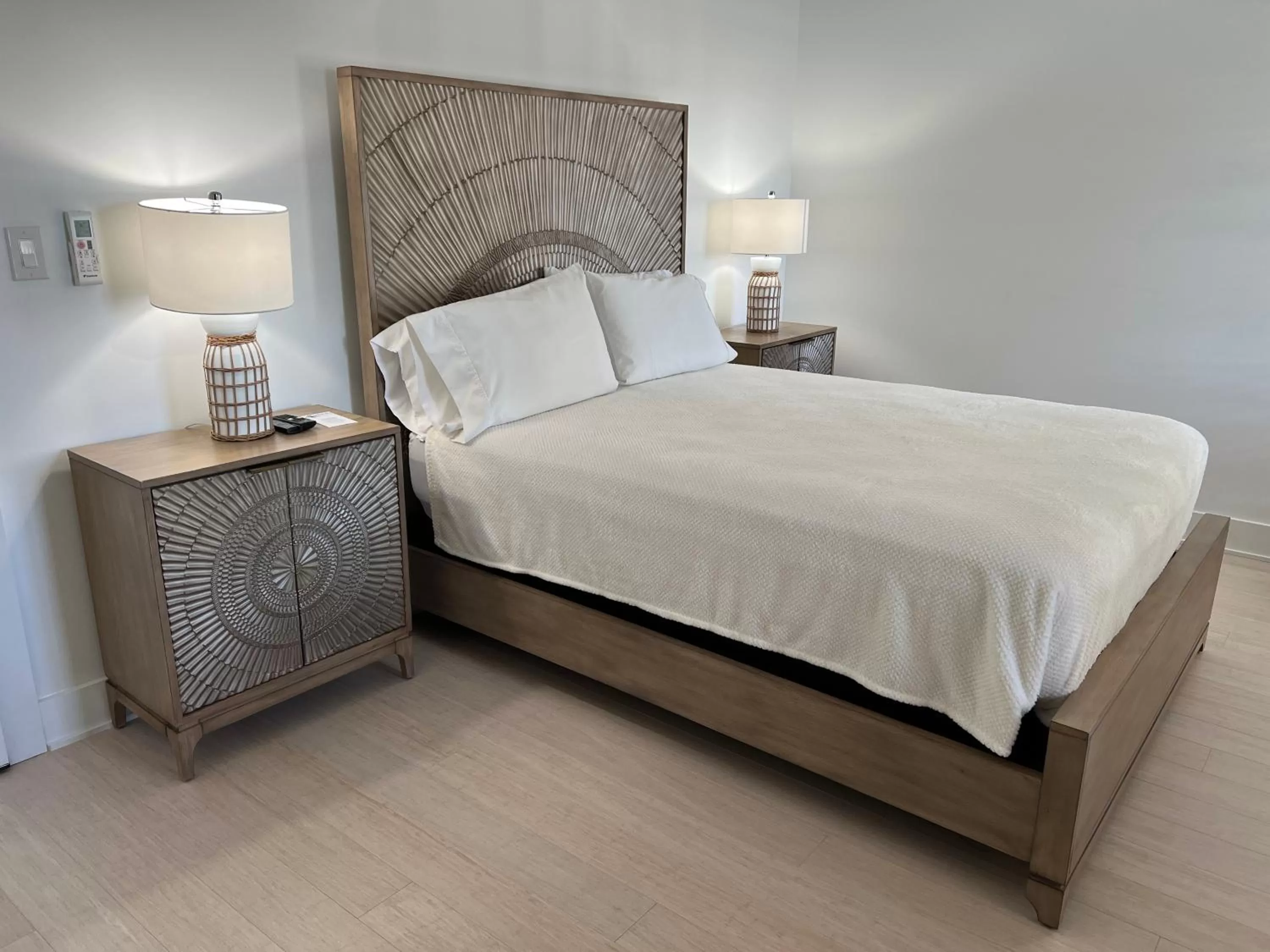 Bed in Elaine's Cape May Boutique Hotel