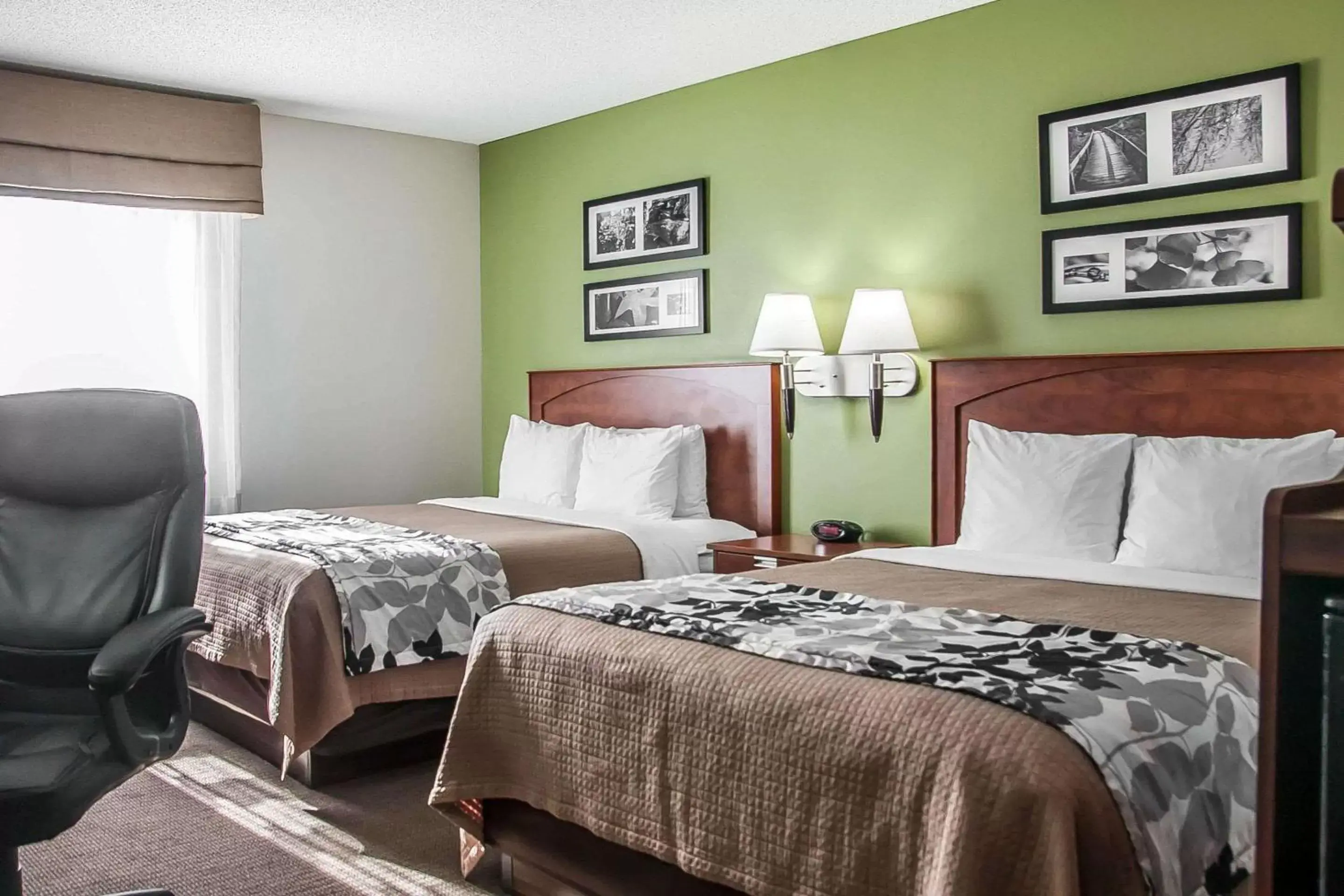 Queen Room with Two Queen Beds - Non-Smoking in Sleep Inn & Suites Conference Center and Water Park