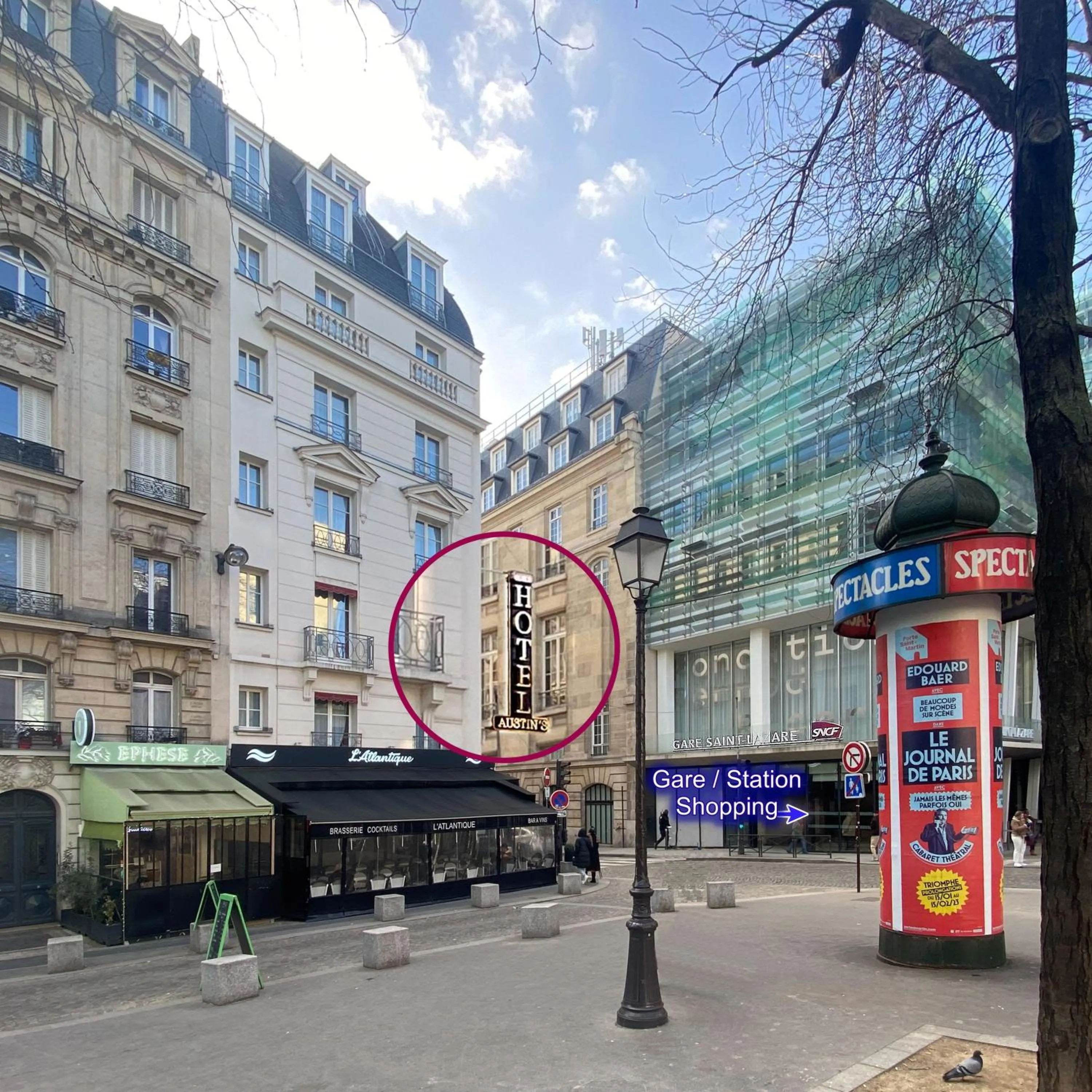 Off site in Austin's Saint Lazare Hotel