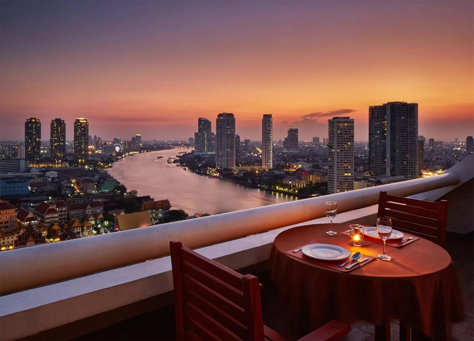 Balcony/Terrace in Centre Point Plus Hotel Silom - Newly Renovated
