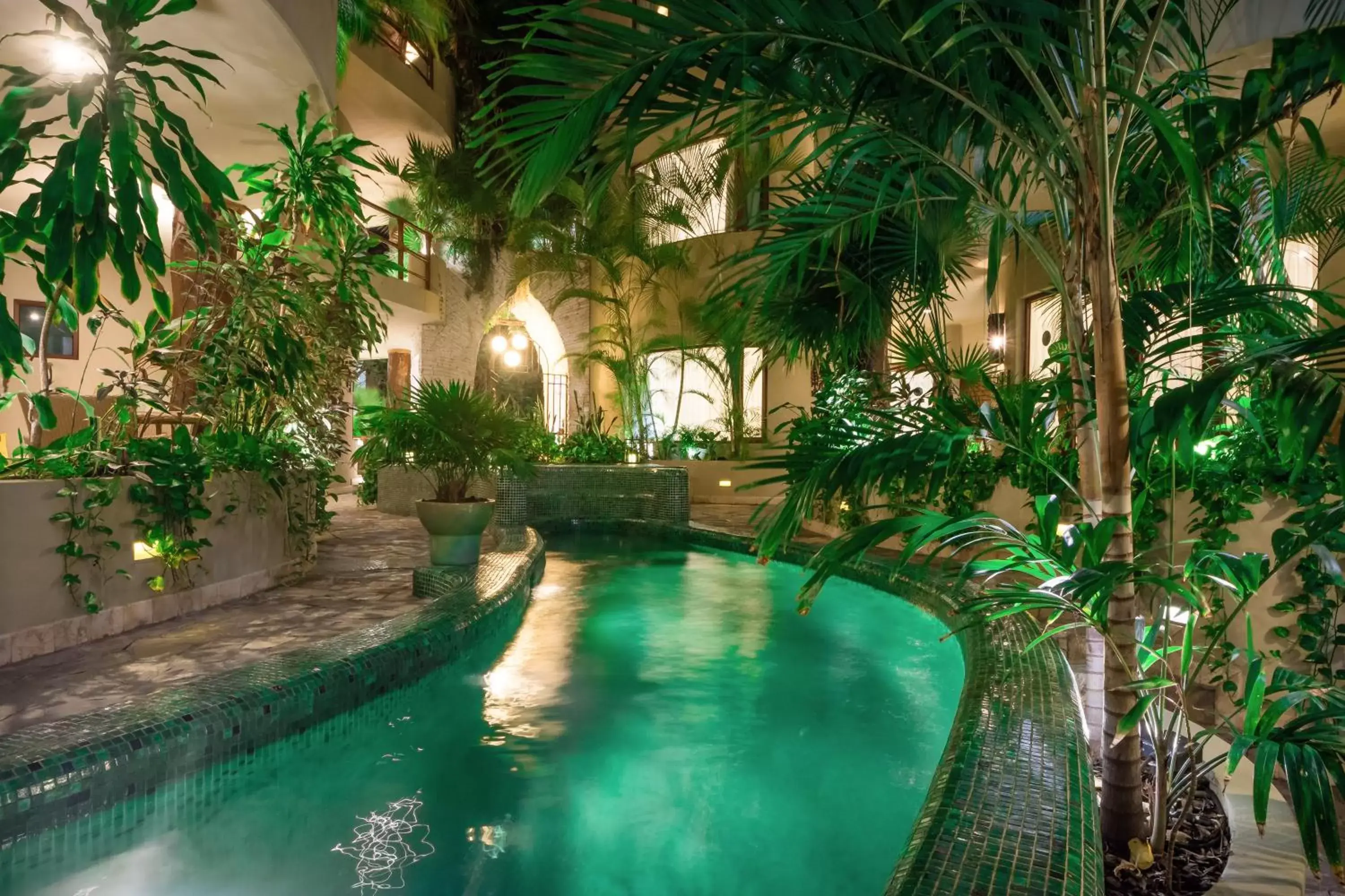 Garden, Swimming Pool in Maya Villa Condo Hotel and Beachclub