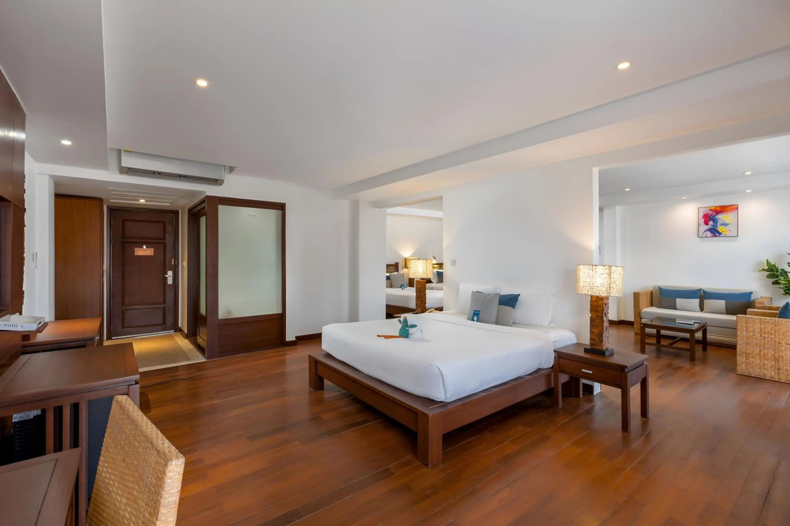 Bed in Baan Laimai Beach Resort & Spa - SHA Extra Plus