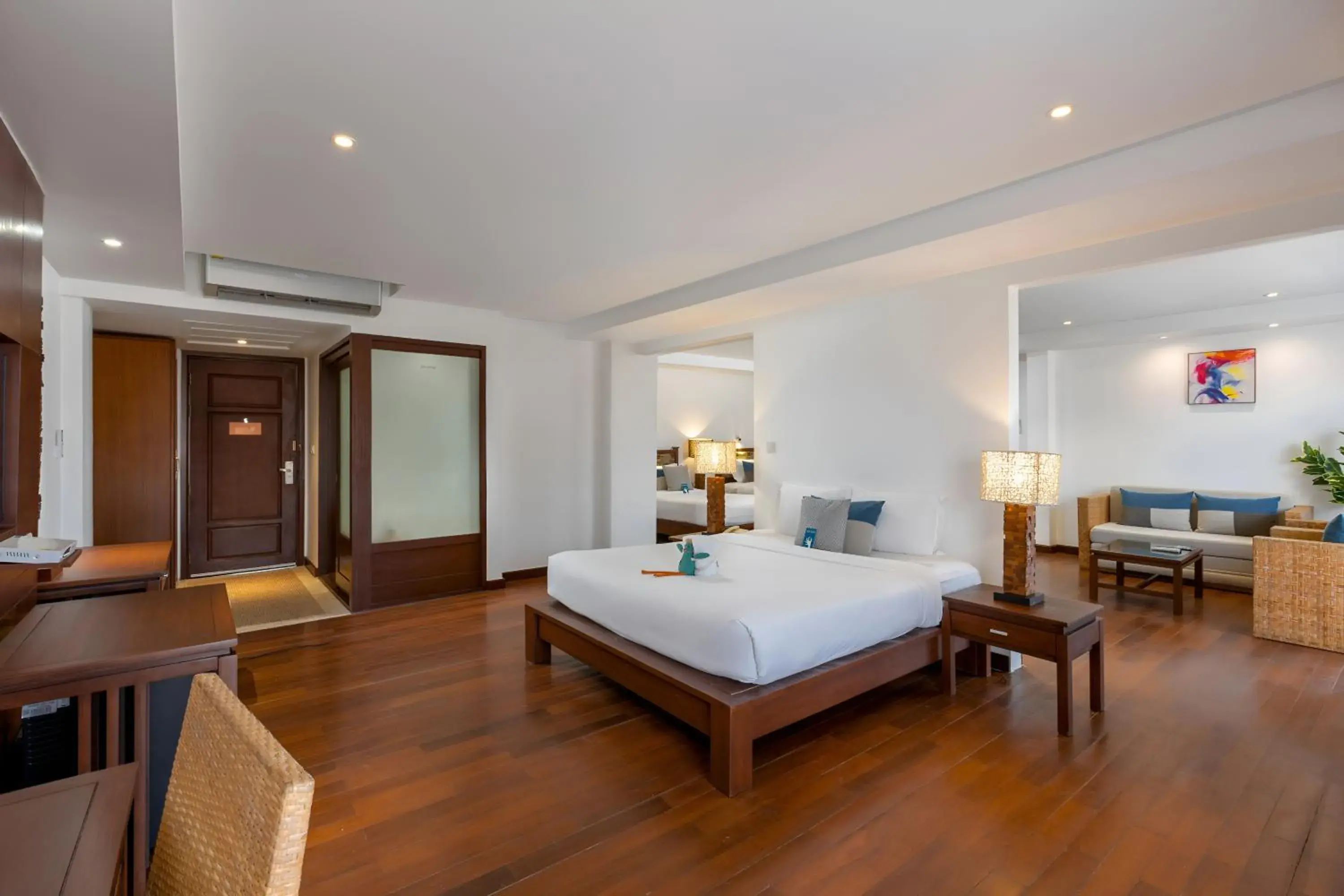 Bed in Baan Laimai Beach Resort & Spa - SHA Extra Plus Bed in Baan Laimai Beach Resort & Spa - SHA Extra Plus