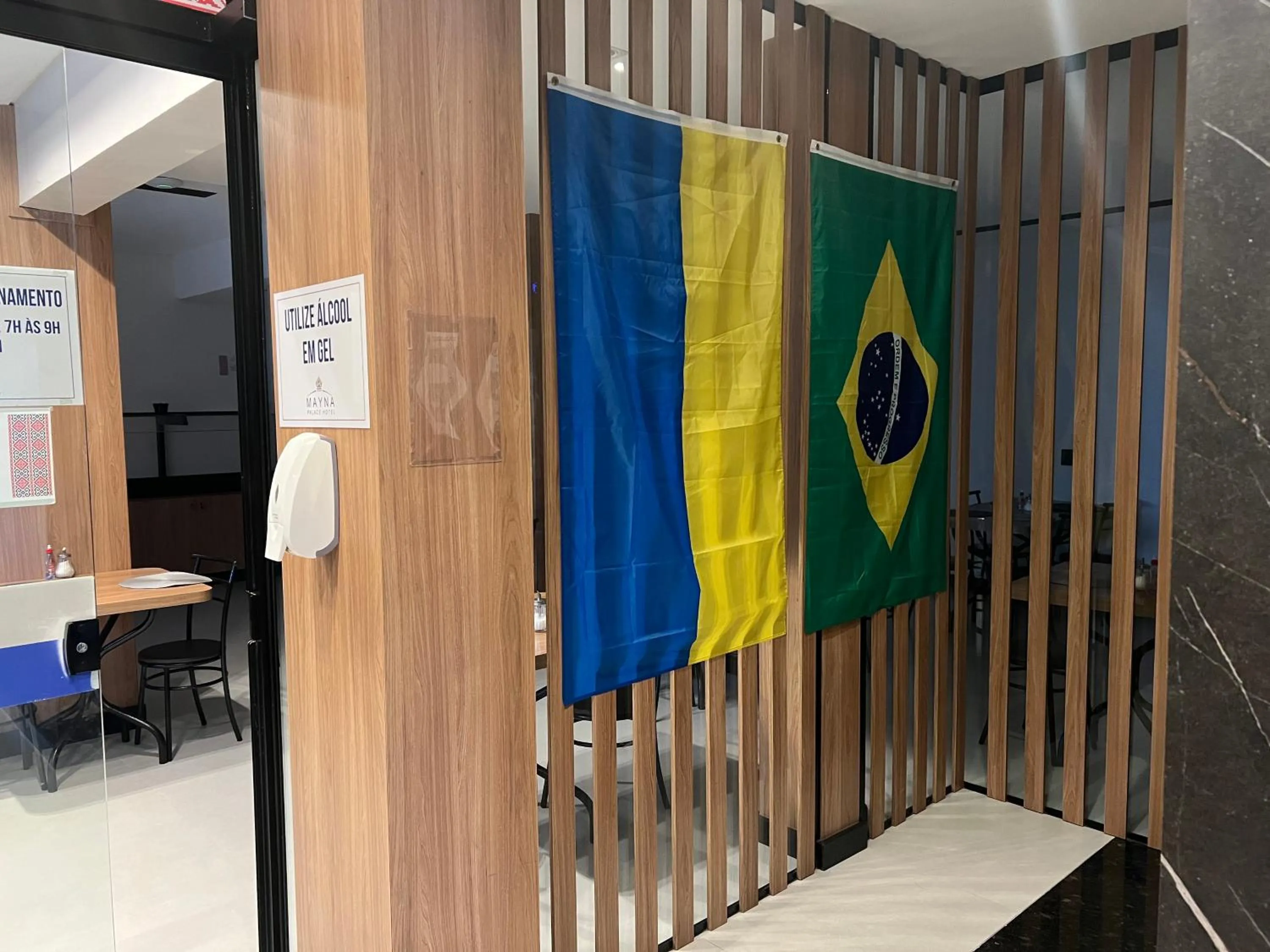 Decorative detail in Mayná Hotel Prudentópolis Centro