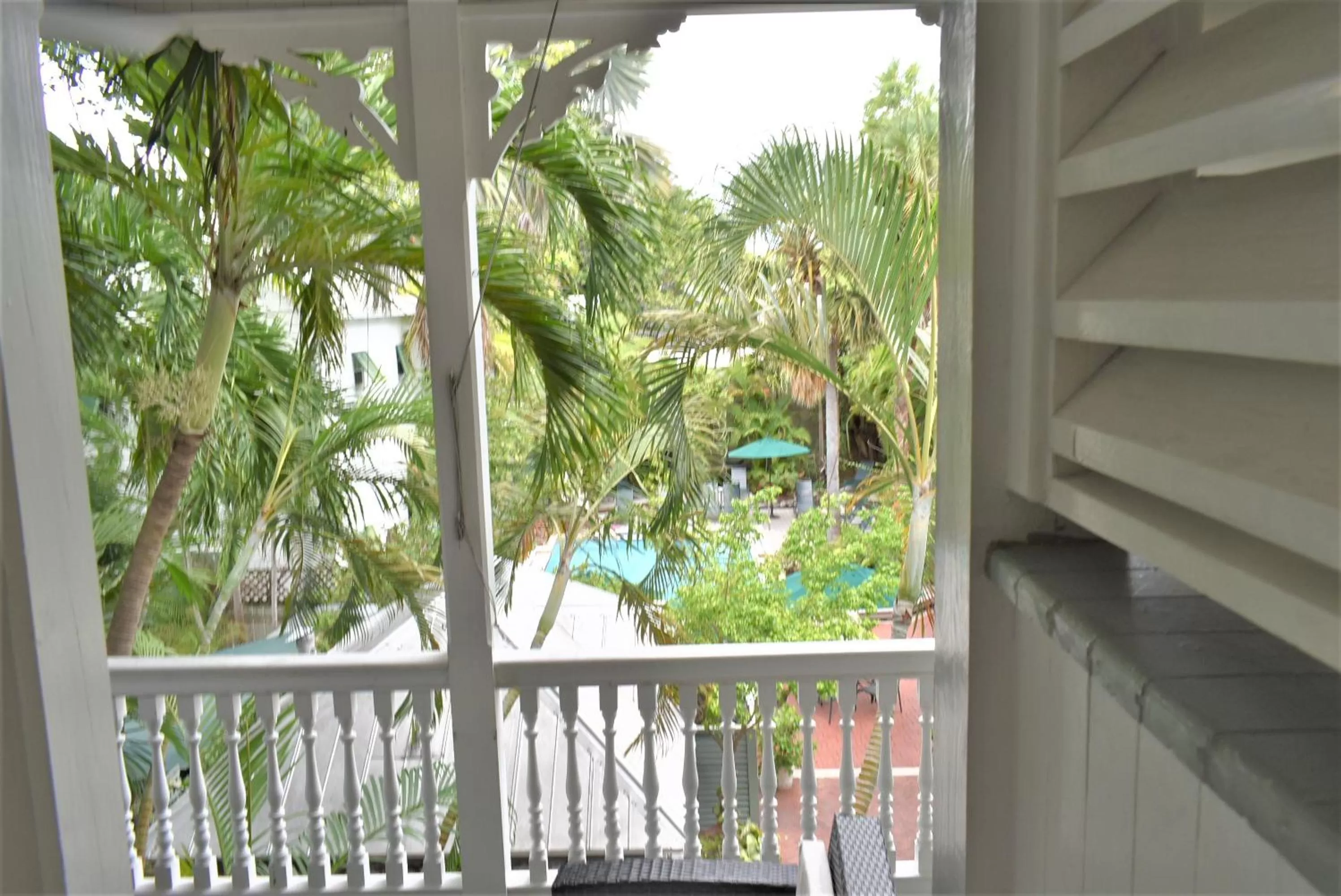 Balcony/Terrace in Simonton Court Historic Inn & Cottages