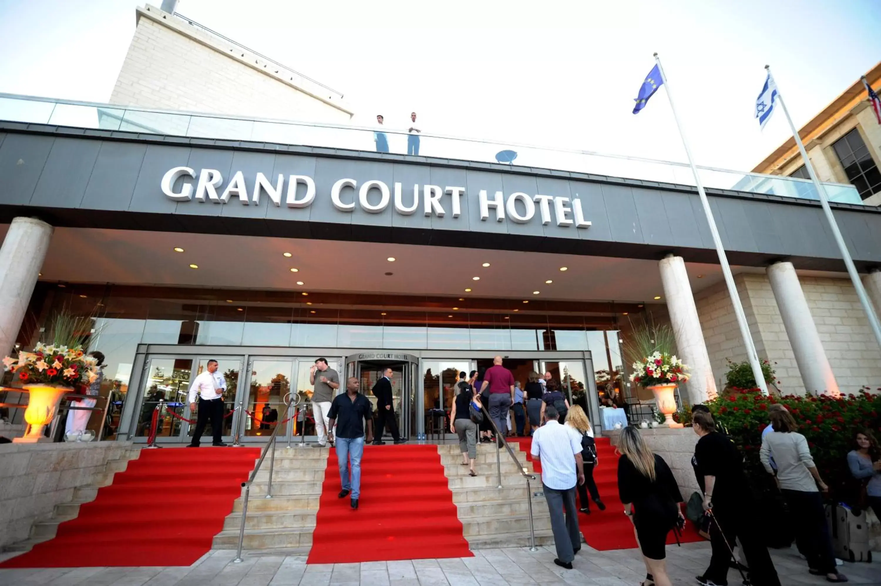 Facade/entrance in Grand Court Hotel