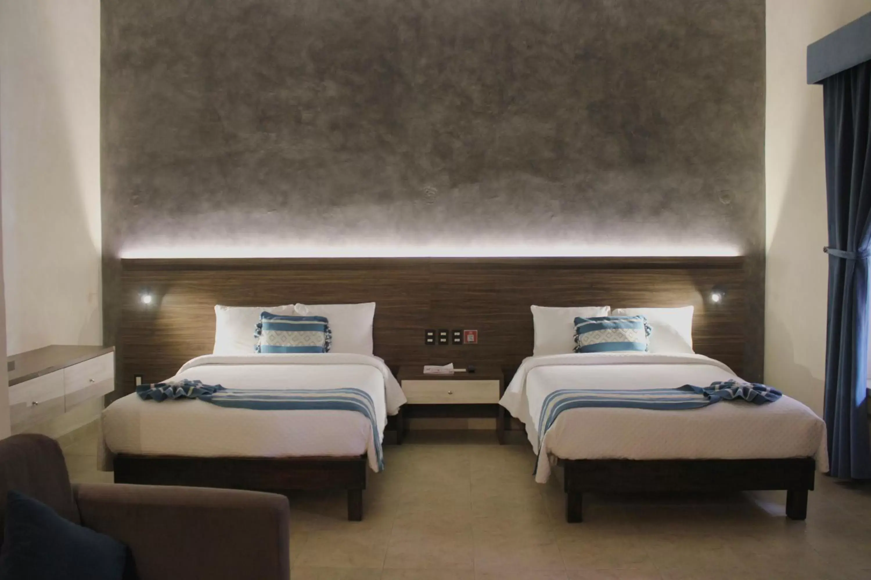 Bed in Hotel Casona Oaxaca