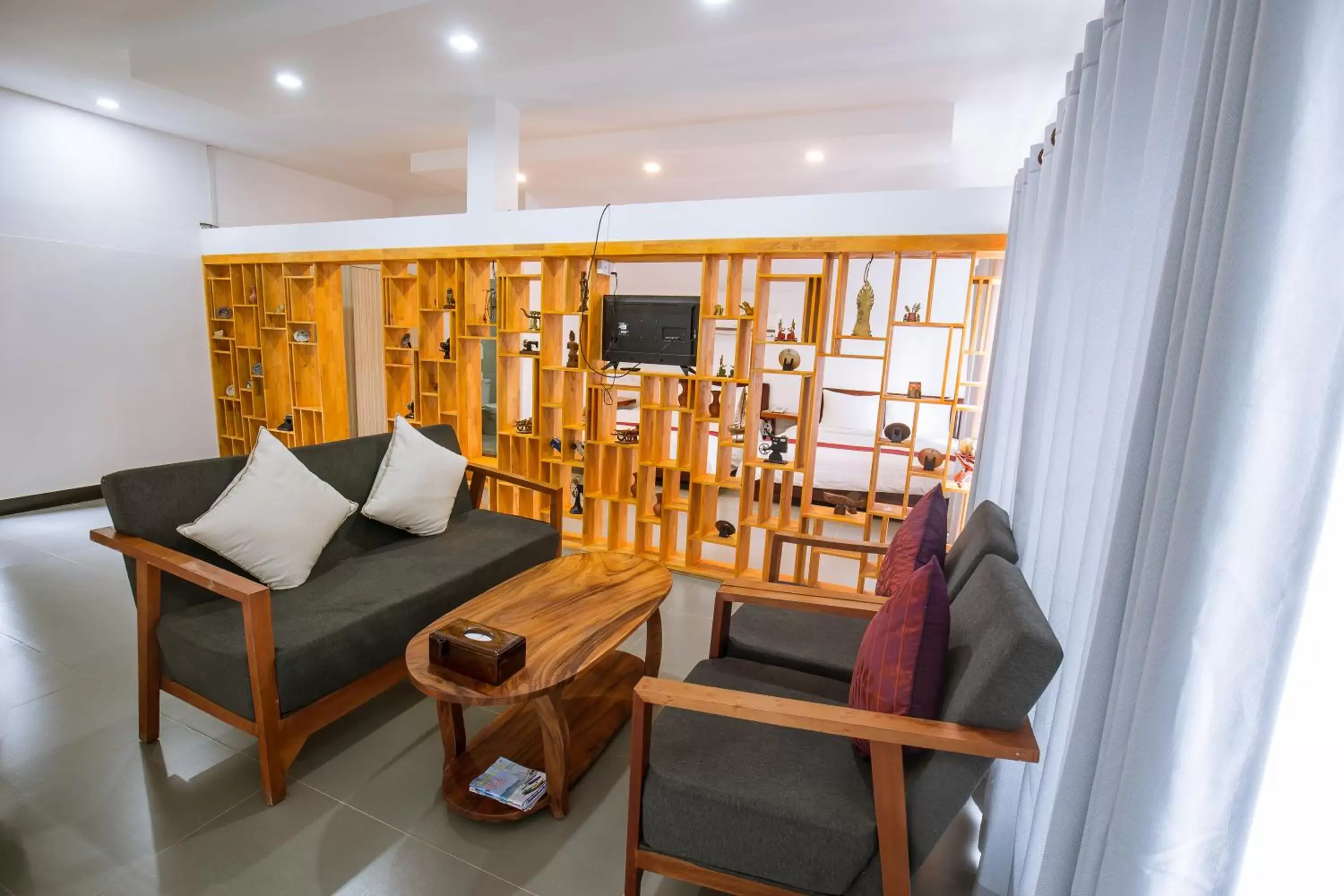 TV and multimedia, Seating Area in Sandy Clay Bungalows