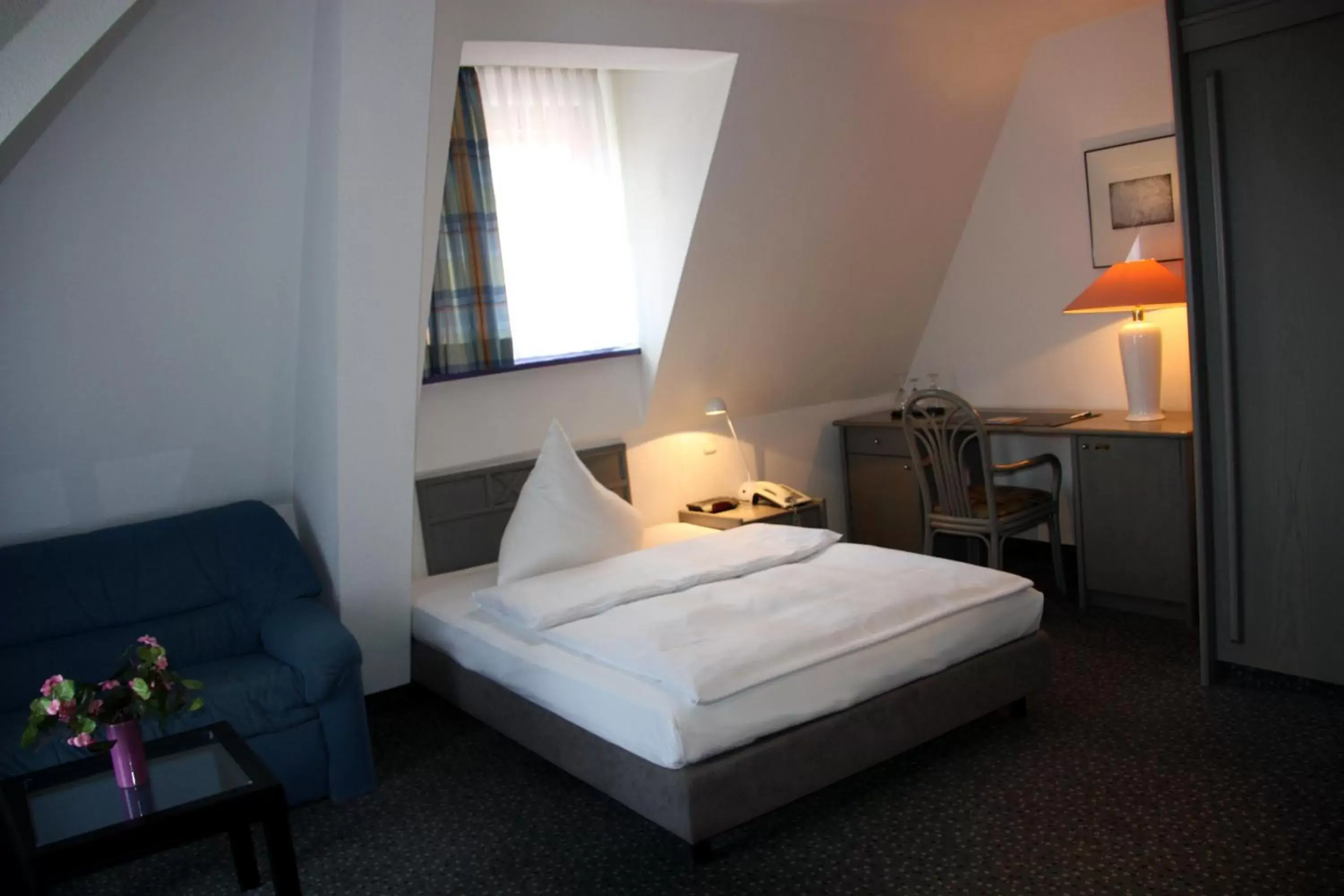 Bed in Art-Hotel Erlangen