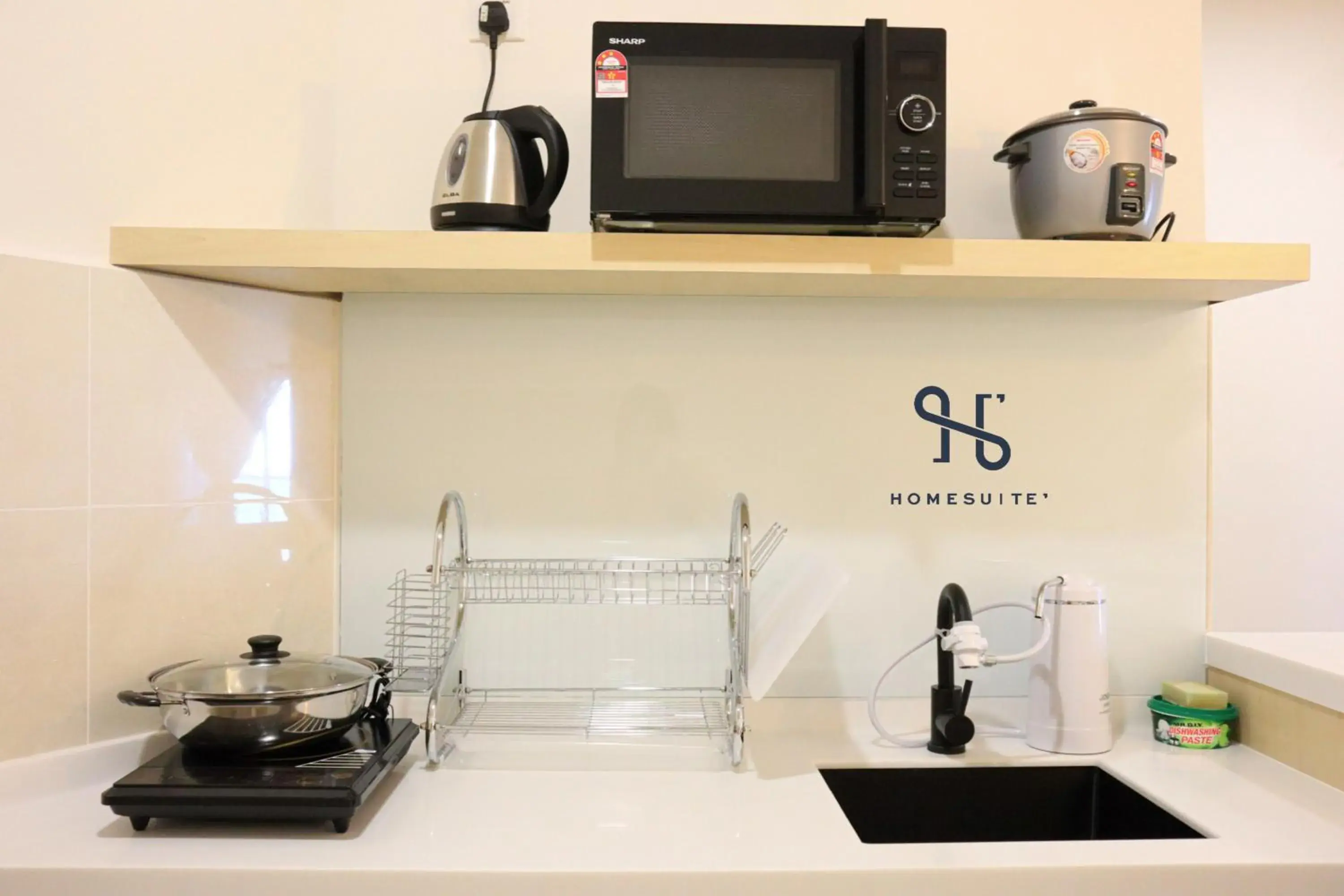 Kitchen or kitchenette, Kitchen/Kitchenette in Homesuite' Home @ The Shore Kota Kinabalu