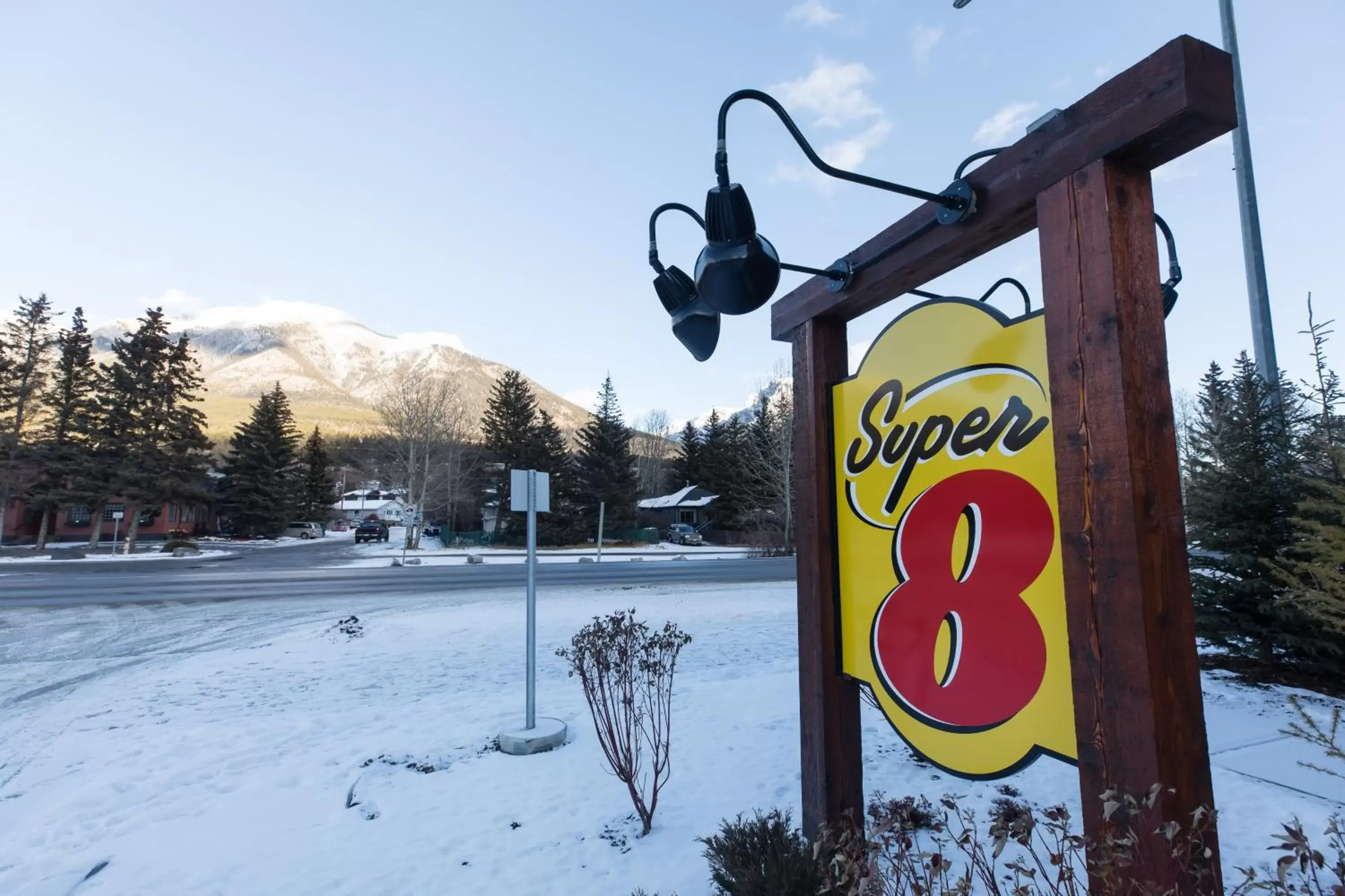 Property logo or sign, Winter in Super 8 by Wyndham Canmore