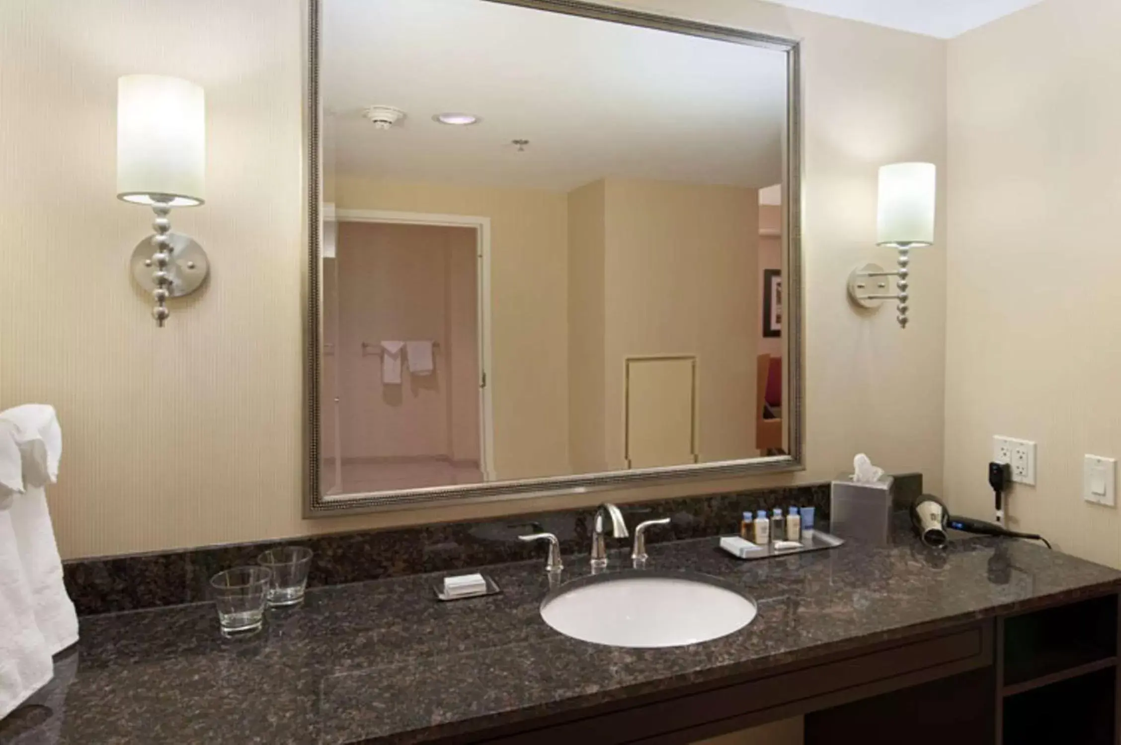 Bathroom in DoubleTree Suites by Hilton Hotel Detroit Downtown - Fort Shelby