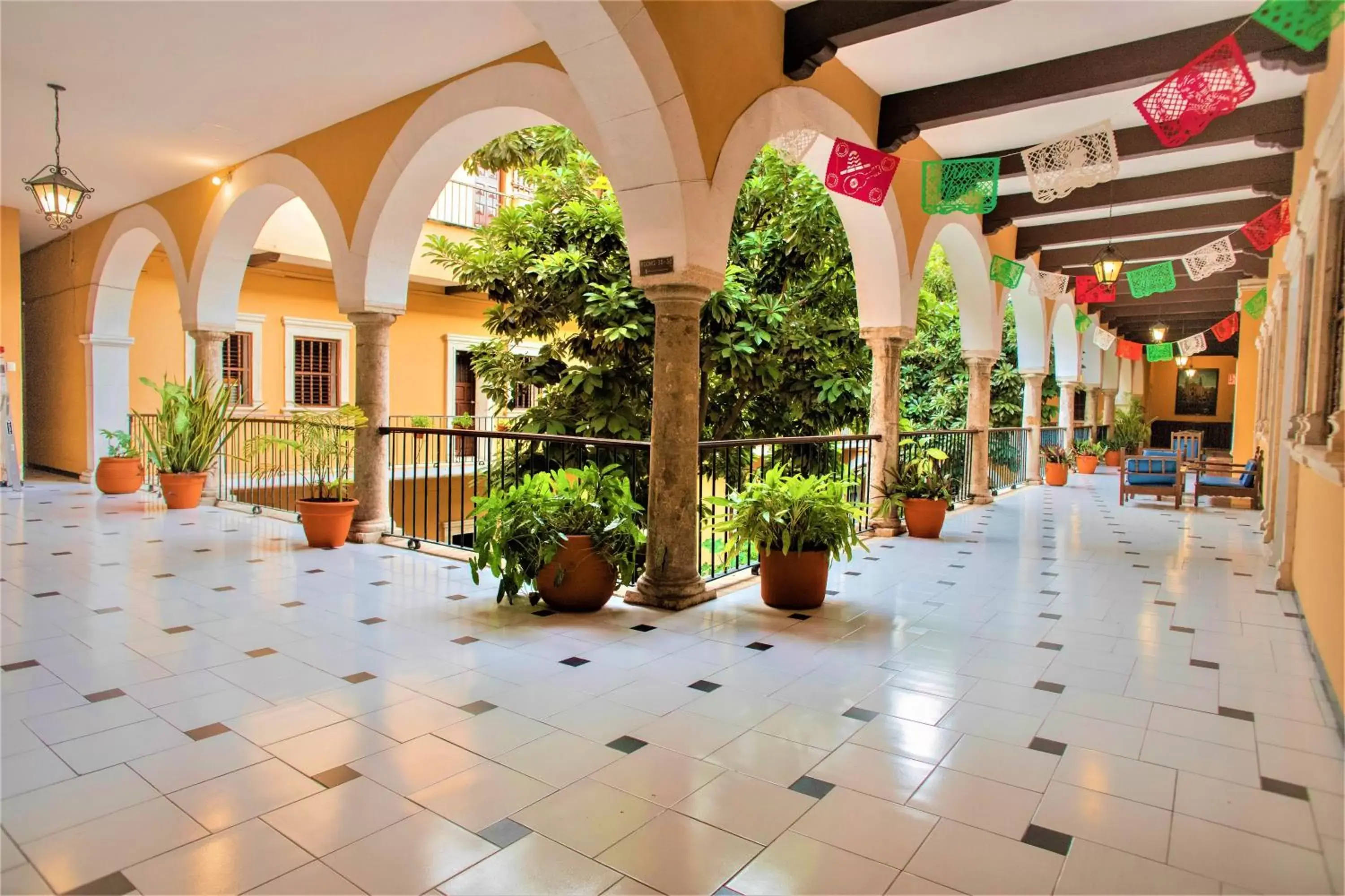 Balcony/Terrace in Hotel Caribe Merida Yucatan
