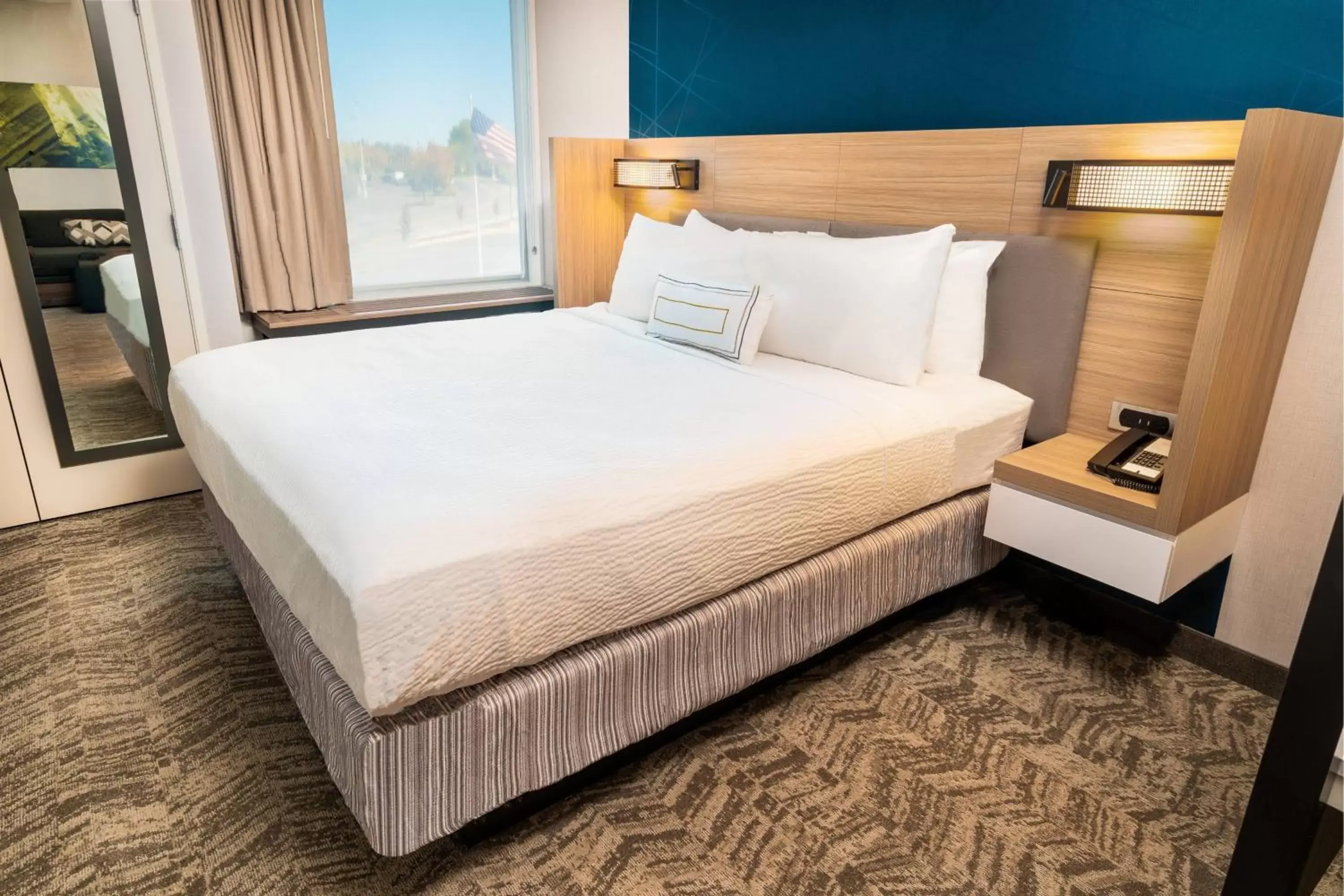 Photo of the whole room, Bed in SpringHill Suites by Marriott Newark Fremont