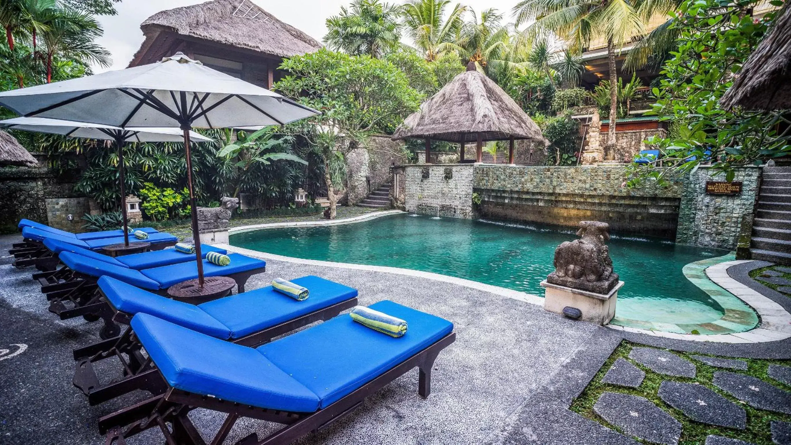 Swimming Pool in Kori Ubud Resort, Restaurant & Spa