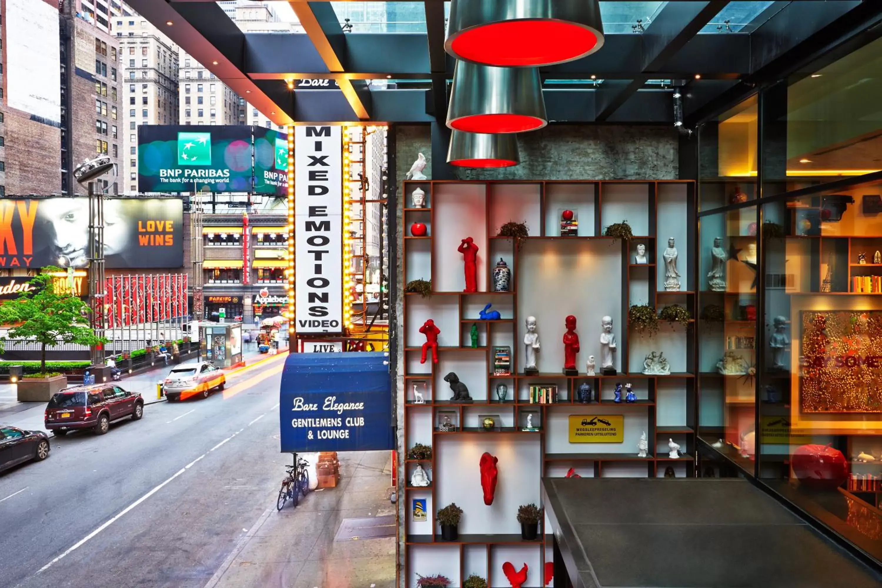 Decorative detail in citizenM New York Times Square