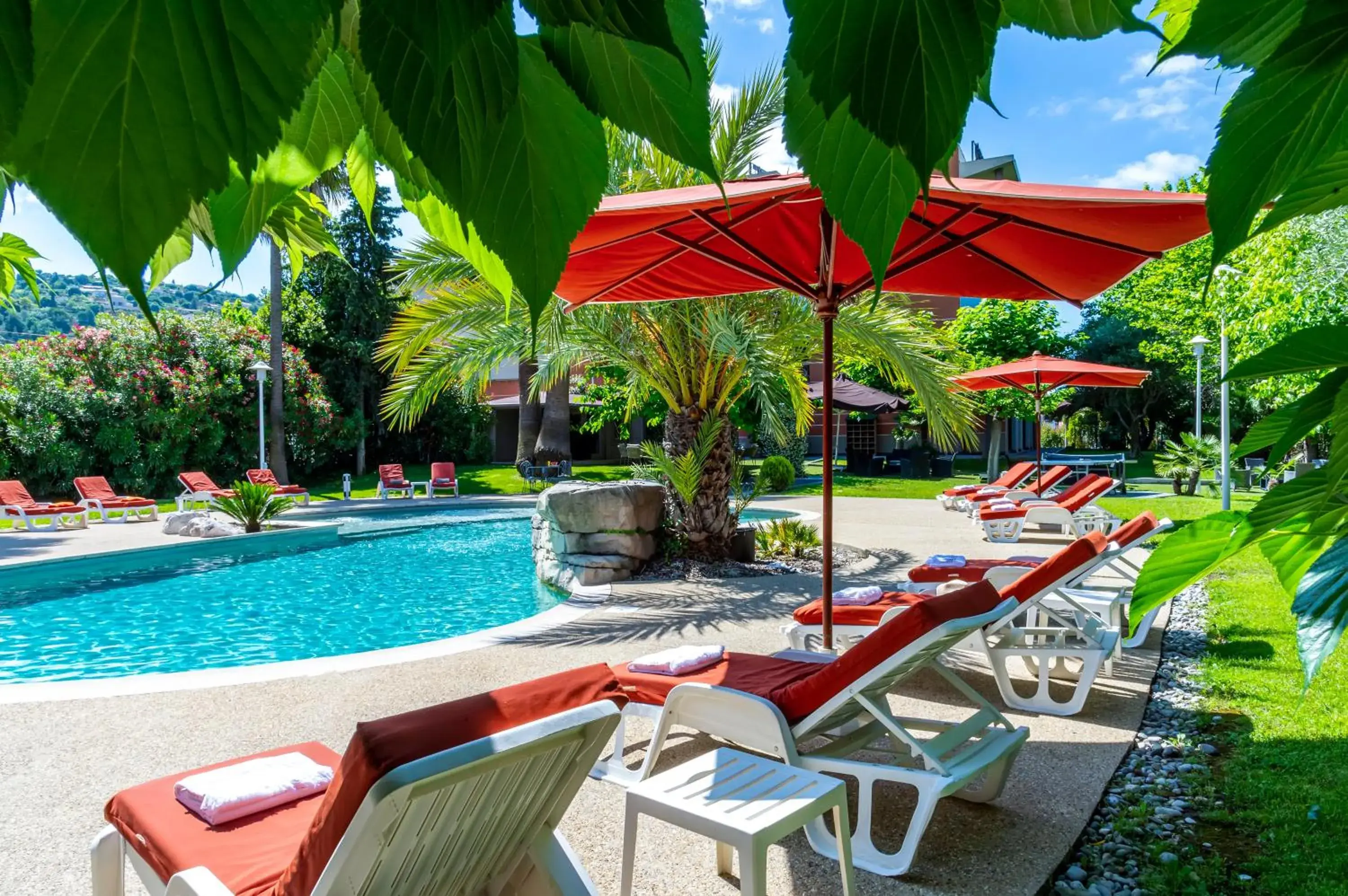 Swimming Pool in Servotel Saint-Vincent