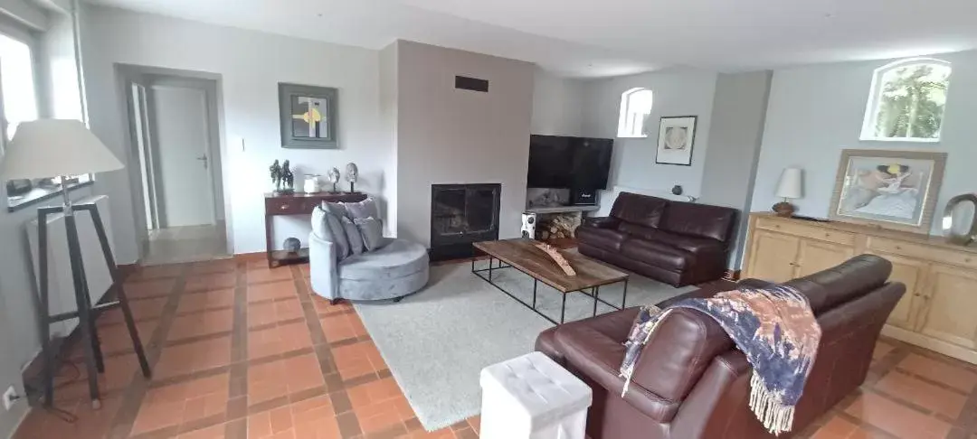 Seating Area in Le Mas de la Rocherie Chambre d'hôtes "Référence"