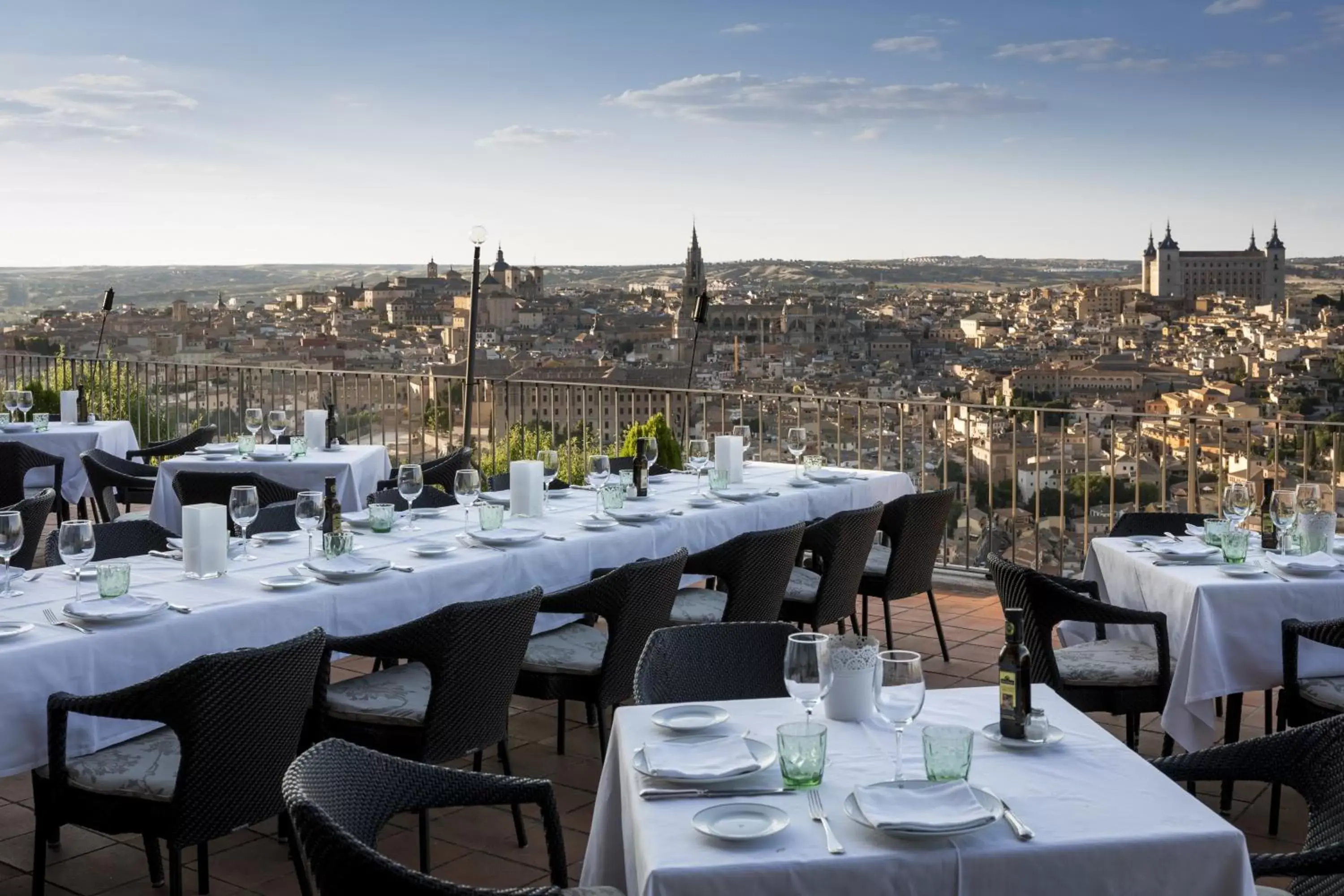 Balcony/Terrace, Restaurant/Places to Eat in Parador de Toledo