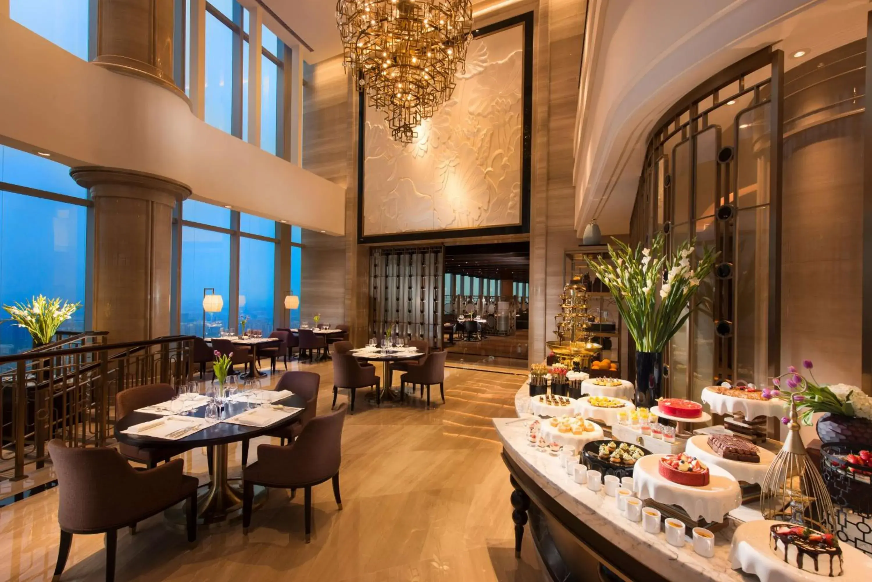 Lobby or reception, Restaurant/Places to Eat in Waldorf Astoria Chengdu