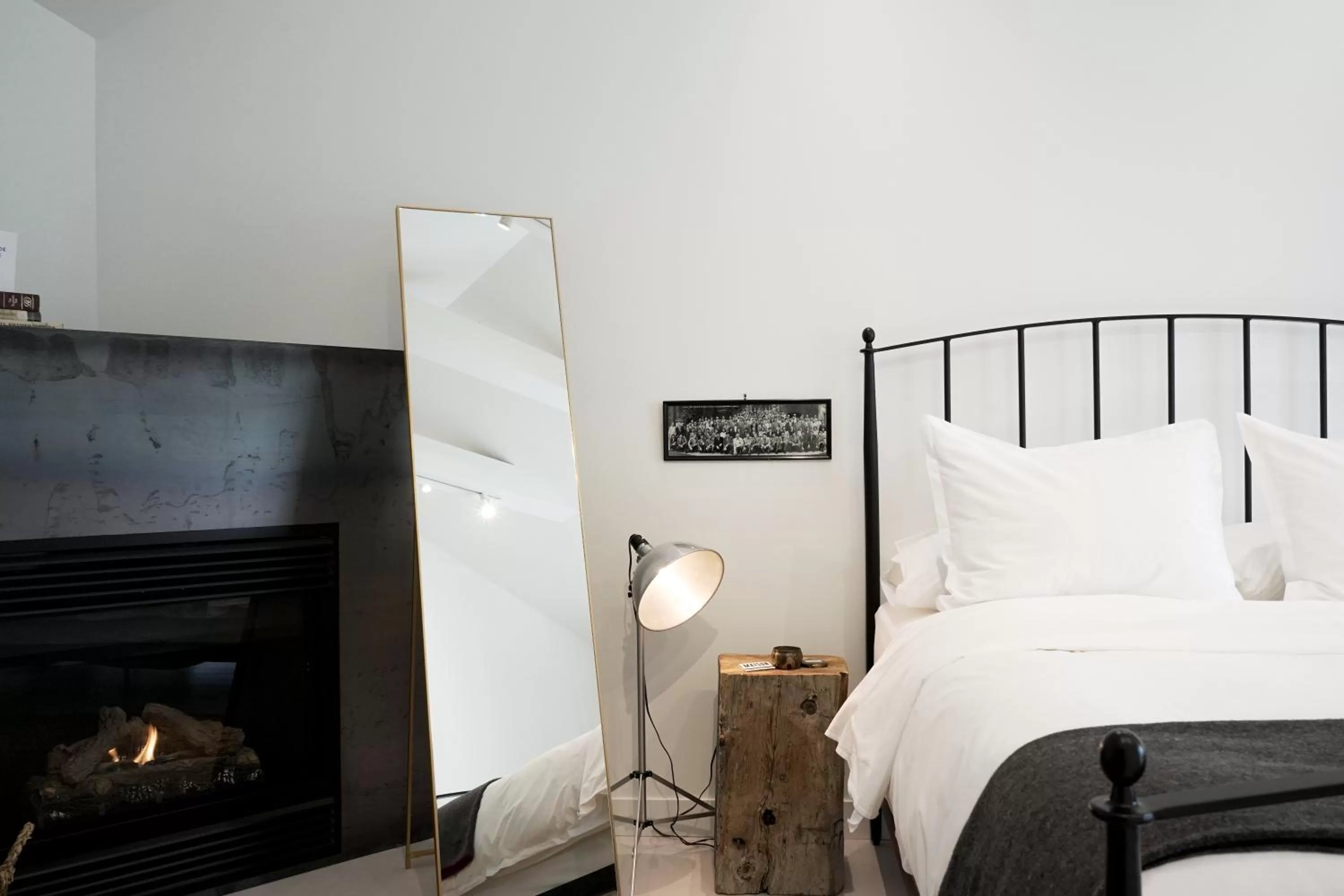 Decorative detail, Bed in The Lakeside Prince Edward County