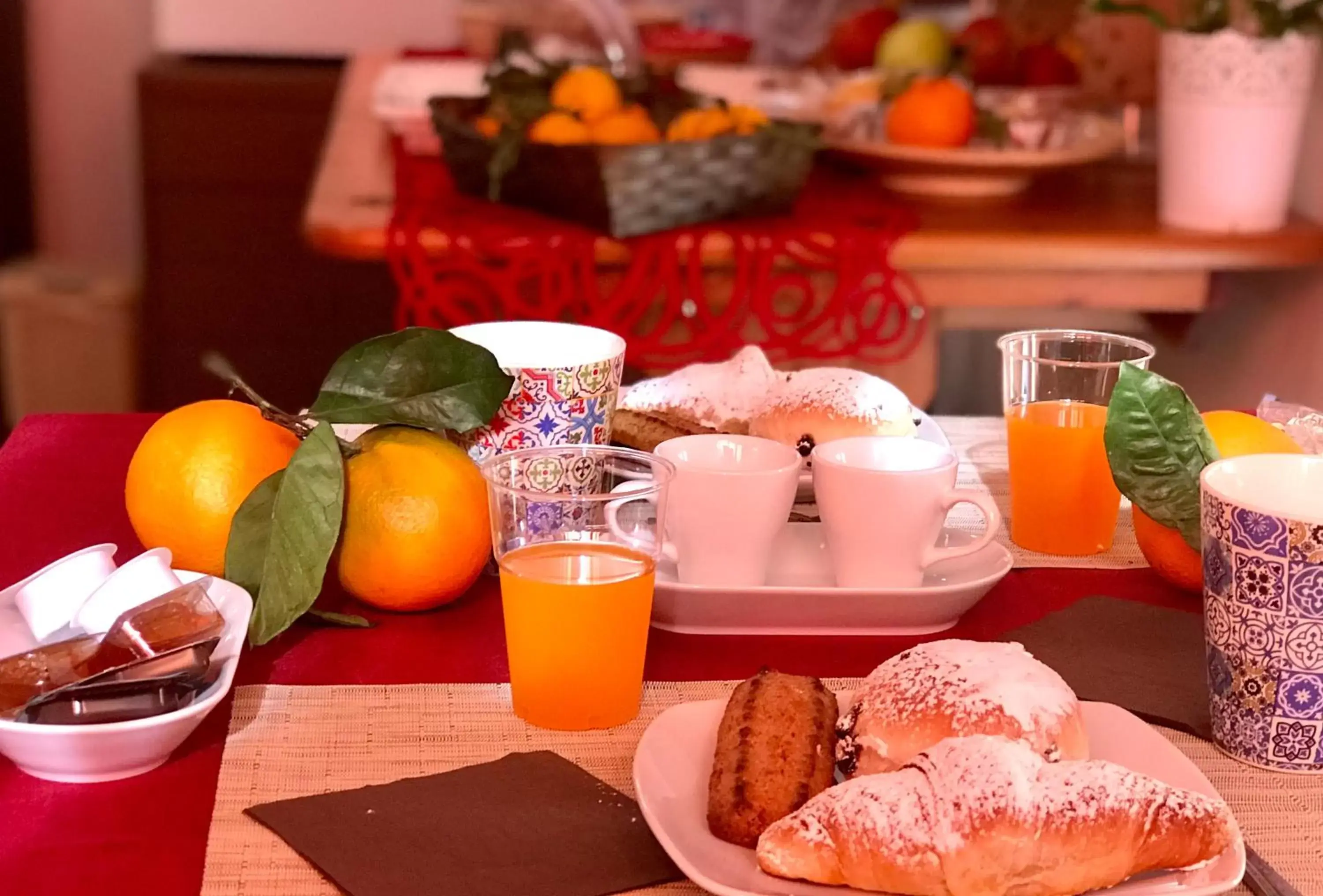 Continental breakfast, Breakfast in LeAlbe di Sicilia