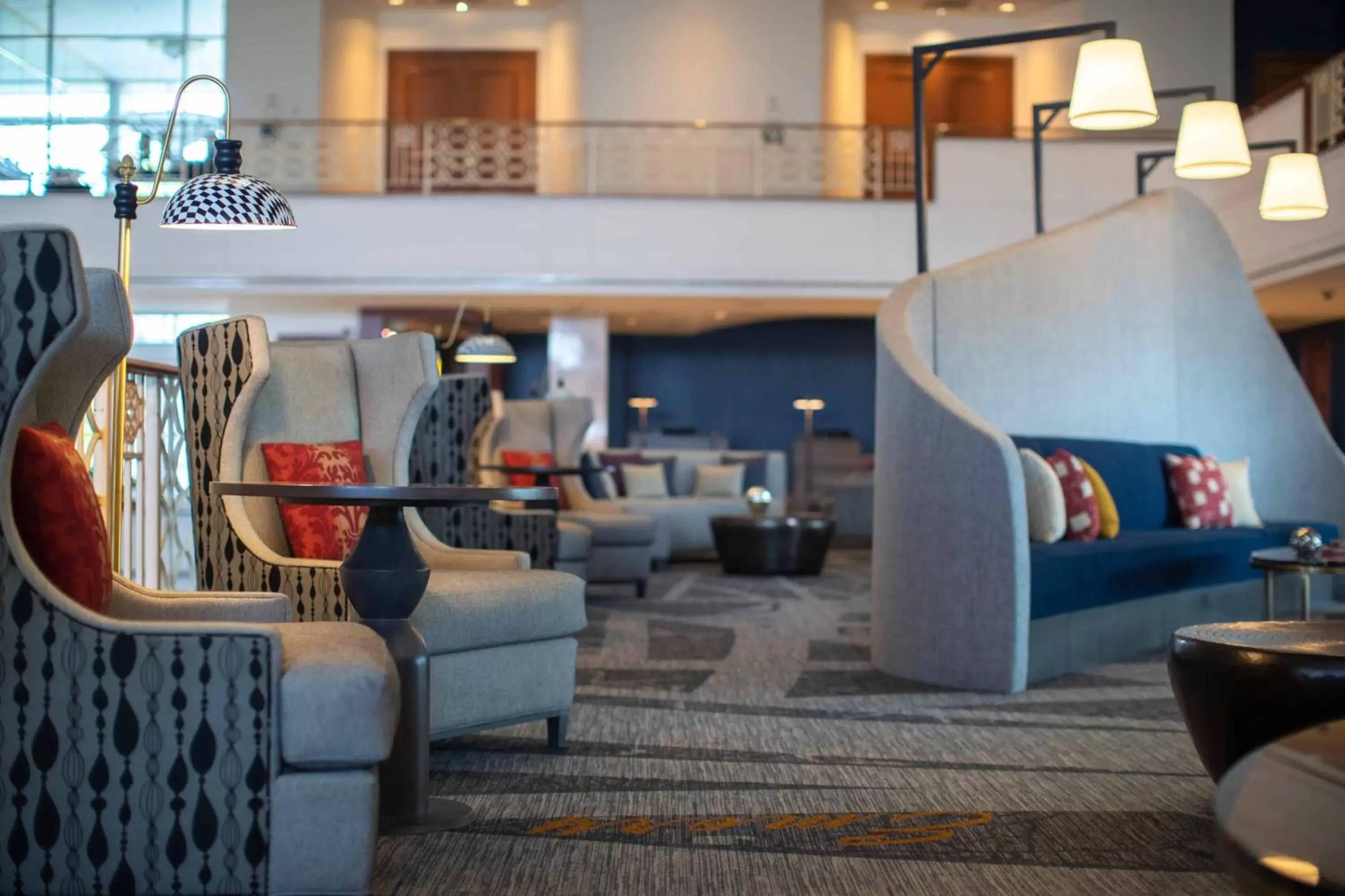 Lobby or reception in Renaissance Concourse Atlanta Airport Hotel