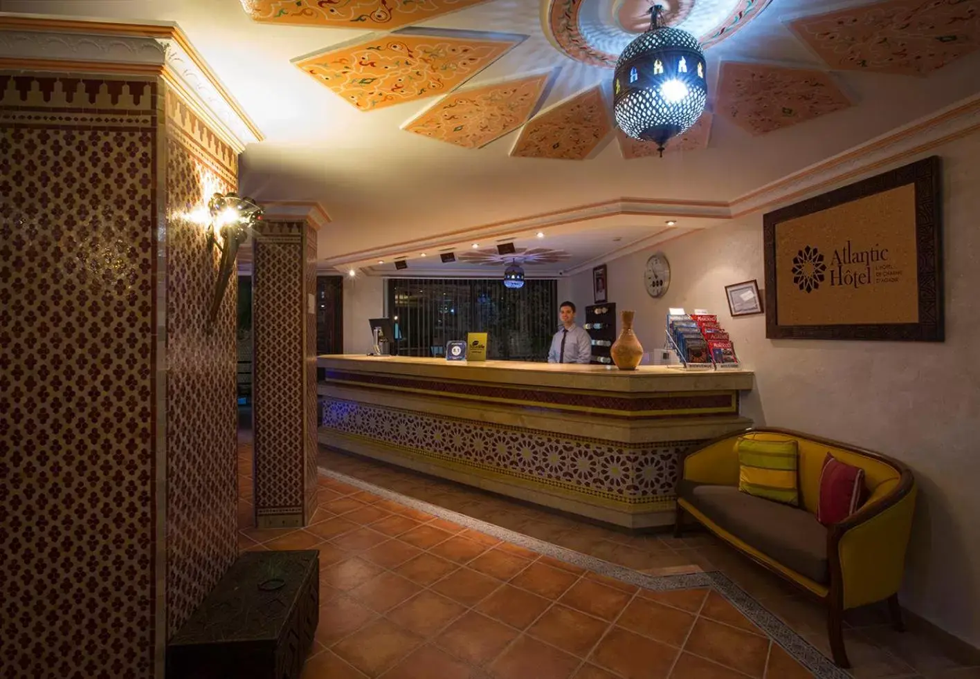 Lobby or reception in Atlantic Hotel Agadir Lobby or reception in Atlantic Hotel Agadir