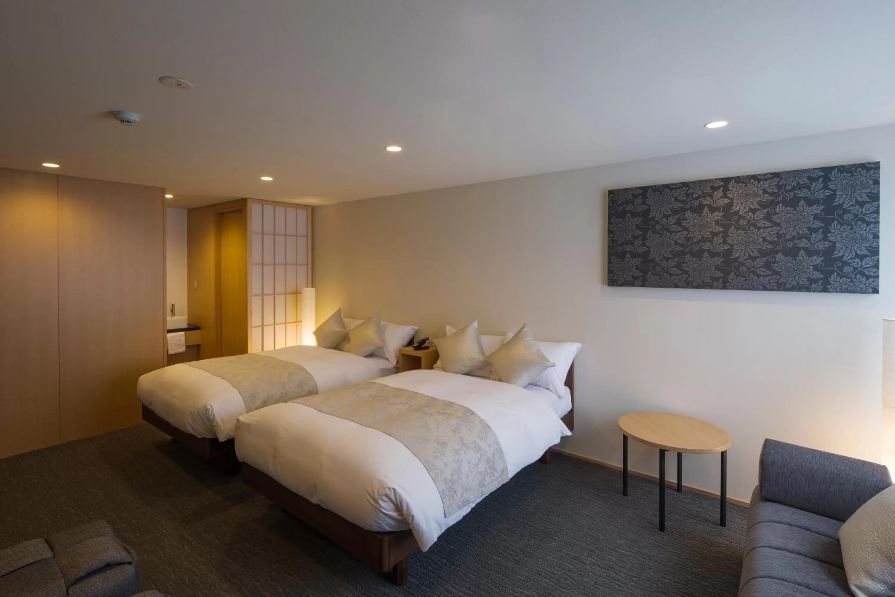 Bed in Villa Sanjomuromachi KYOTO