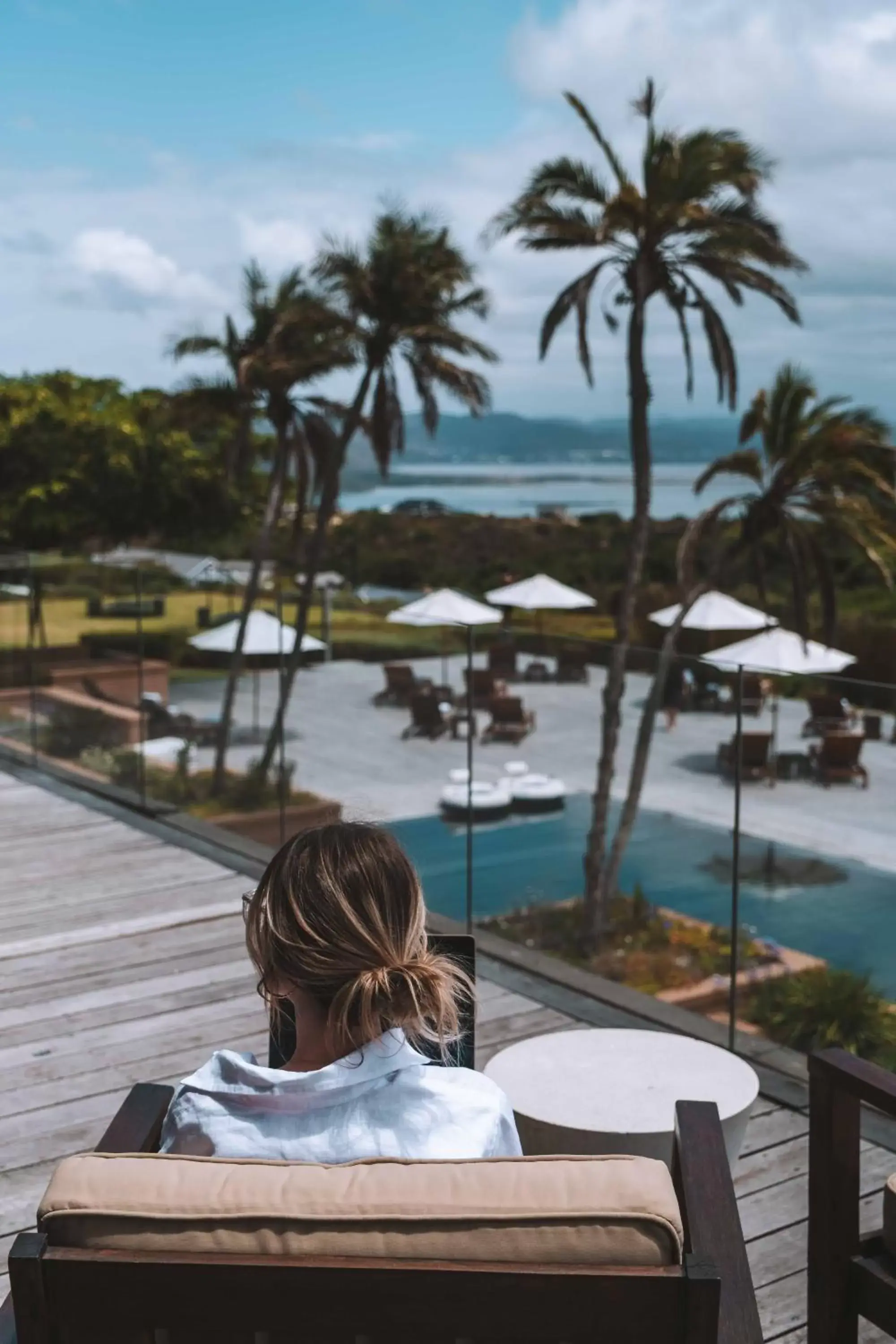 Pool View in Pezula Nature Retreat