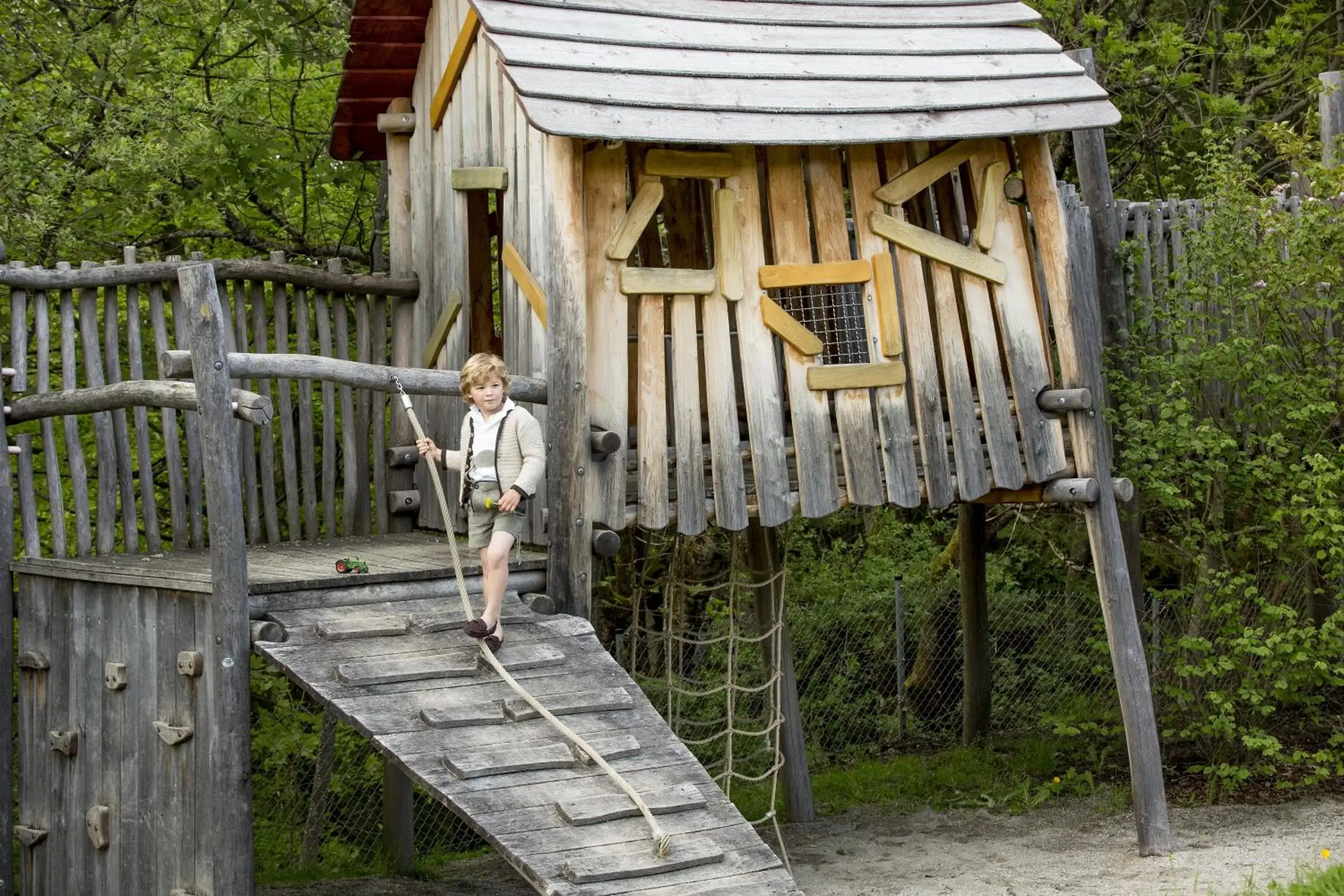 Children play ground in Kempinski Hotel Berchtesgaden