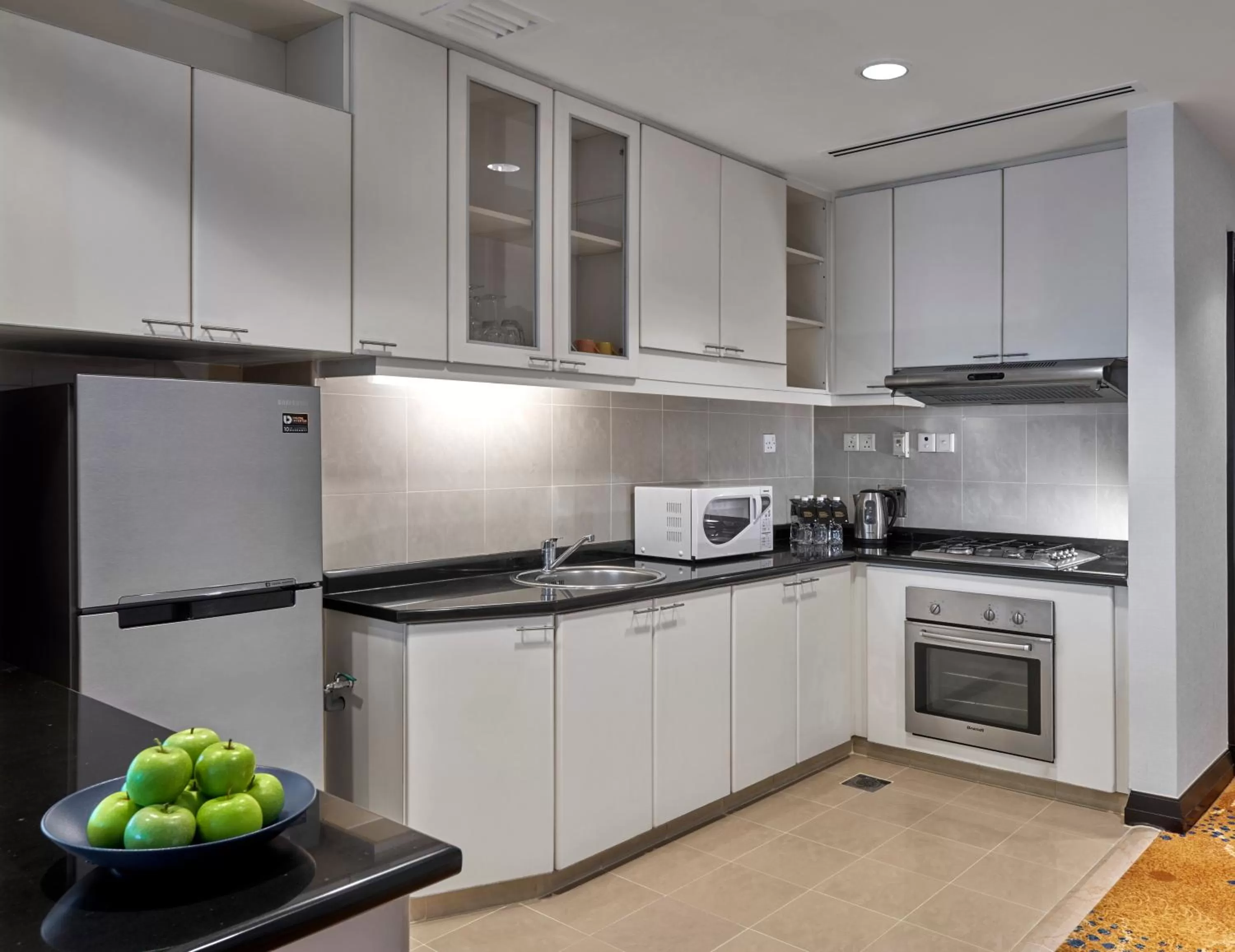 Kitchen or kitchenette in Pullman Kuala Lumpur City Centre Hotel & Residences