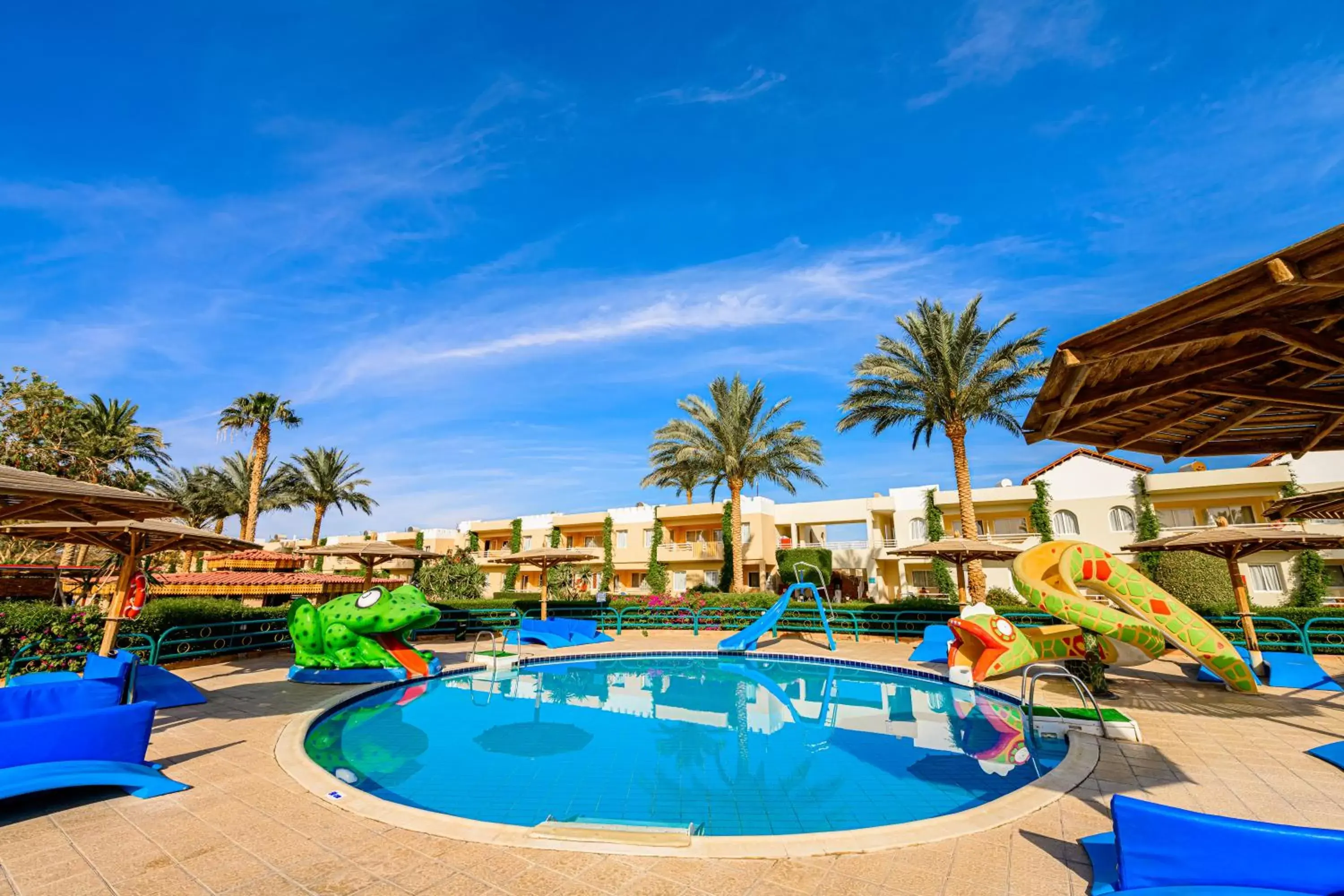 Children play ground, Swimming Pool in Golden Beach Resort