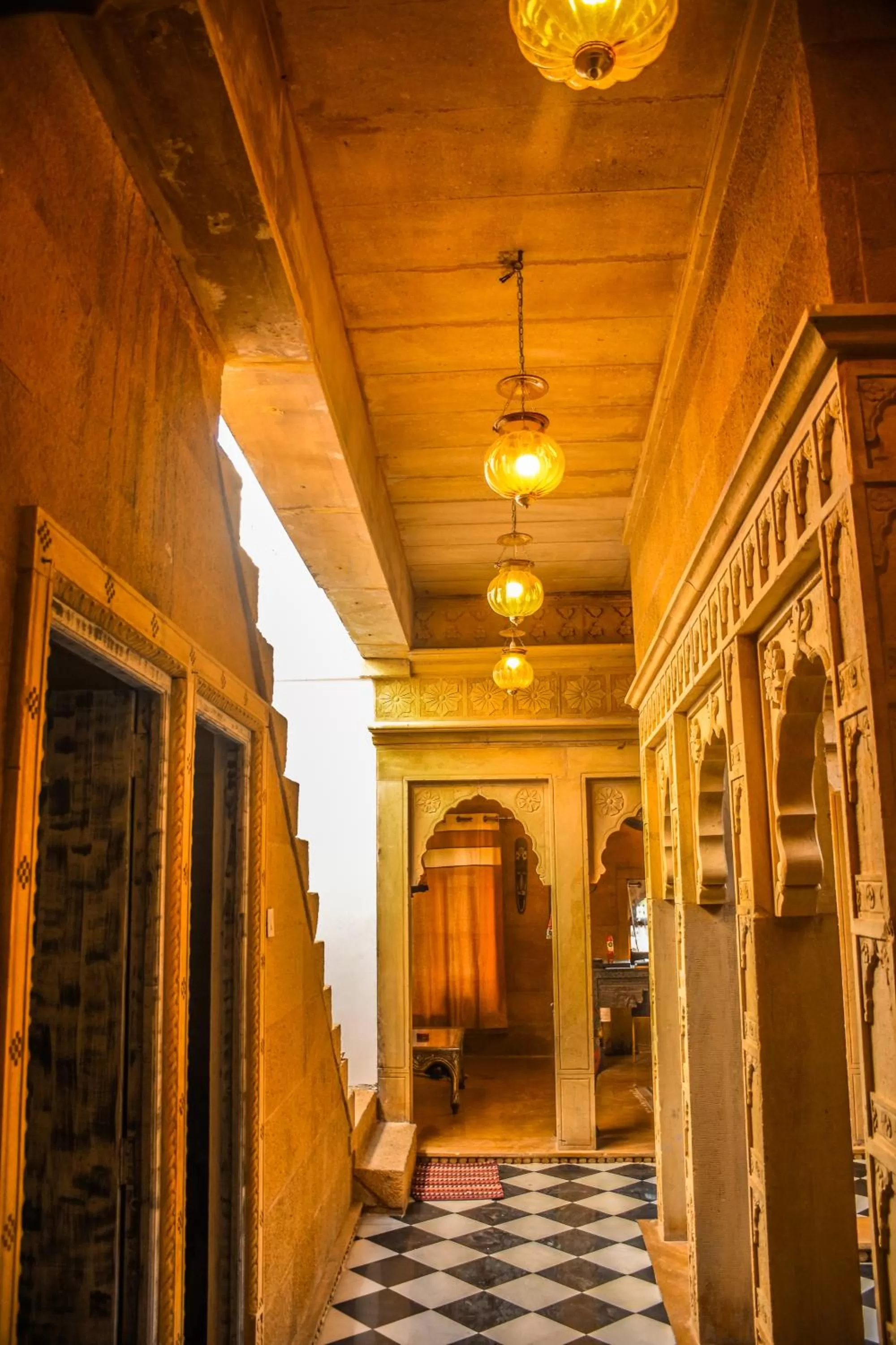 Lobby or reception in Garh Meera - A Sensational Boutique Hotel