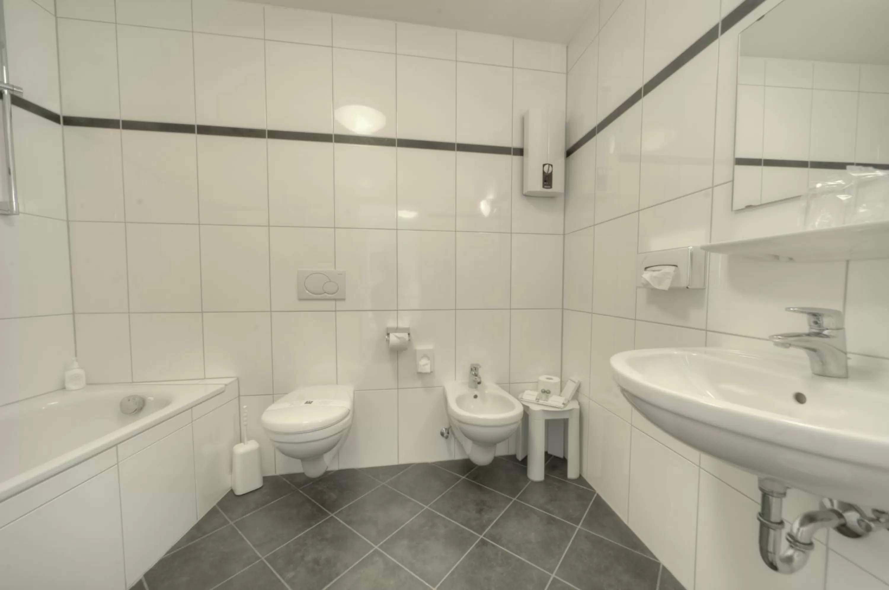 Bathroom in Hotel Lahnschleife