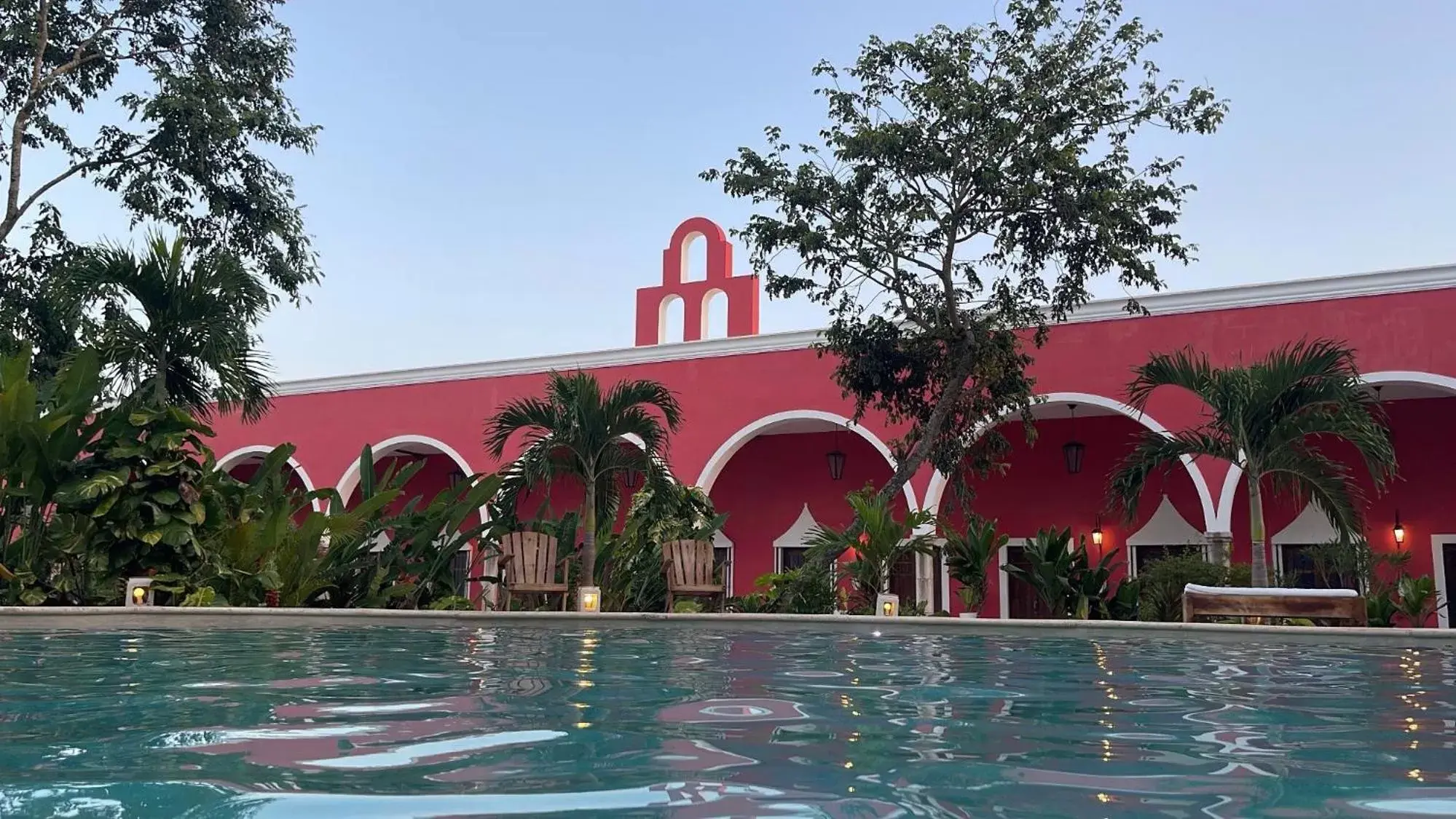 Swimming Pool in Hacienda María Elena Yucatán
