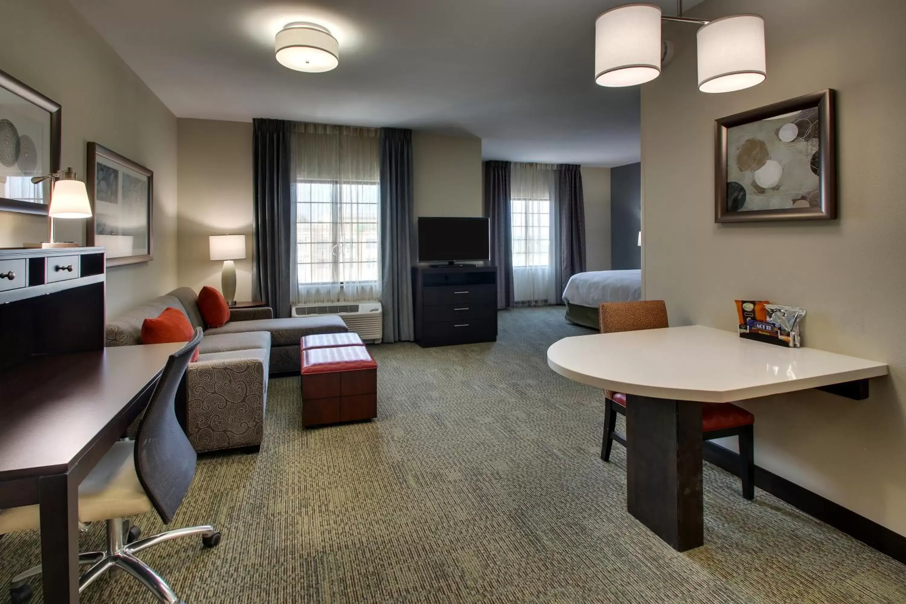 Living room, Seating Area in Staybridge Suites - Rock Hill, an IHG Hotel