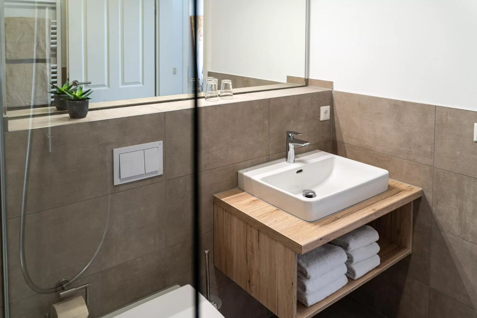 Bathroom in Strandhafer Aparthotel