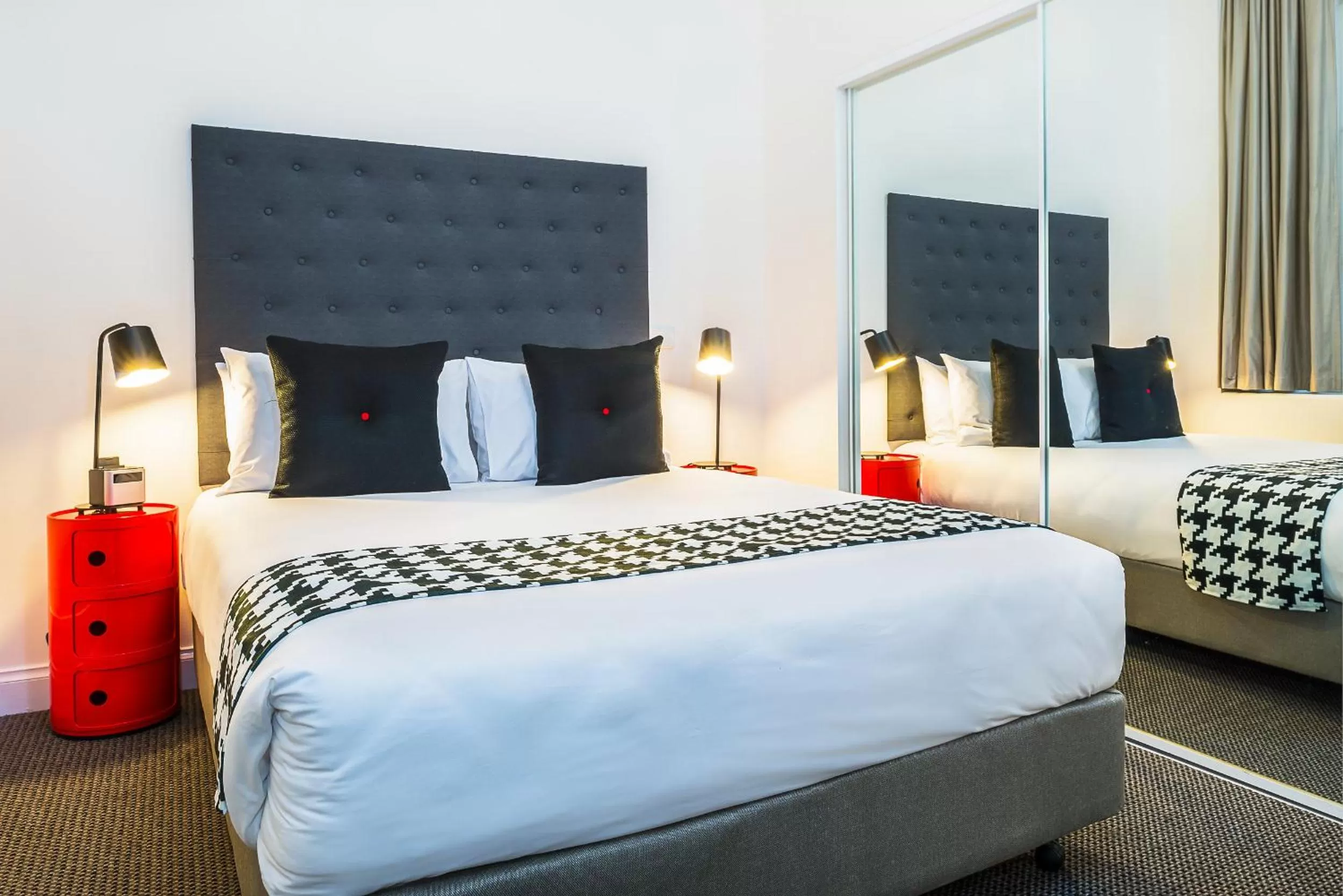 Bedroom, Bed in Quality Apartments Melbourne Central