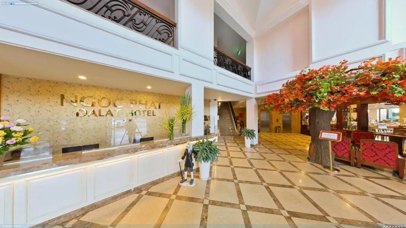 Lobby or reception, Lobby/Reception in Ngoc Phat Dalat Hotel