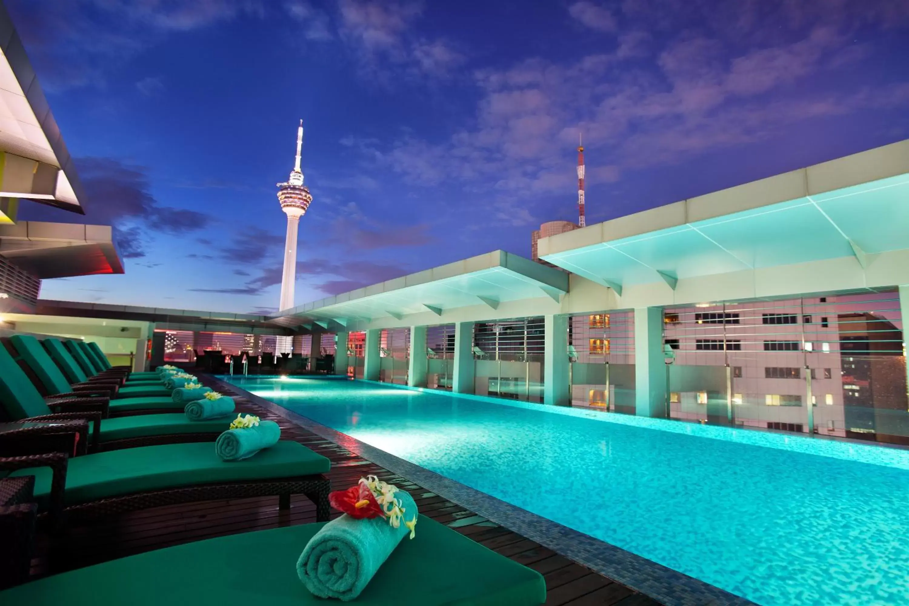 Night, Swimming Pool in PARKROYAL Serviced Suites Kuala Lumpur