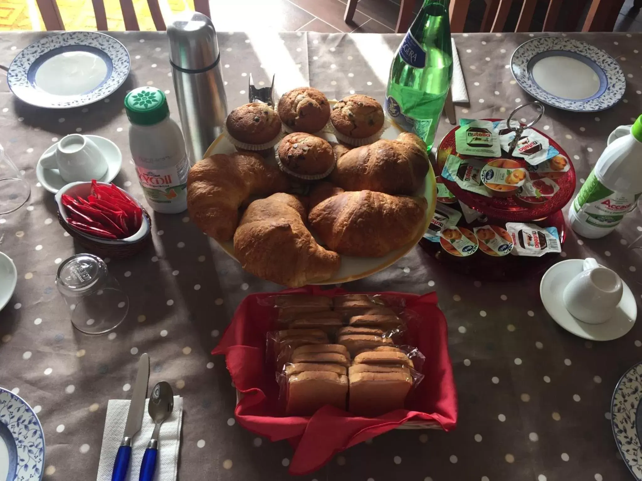 Italian breakfast in San Michele