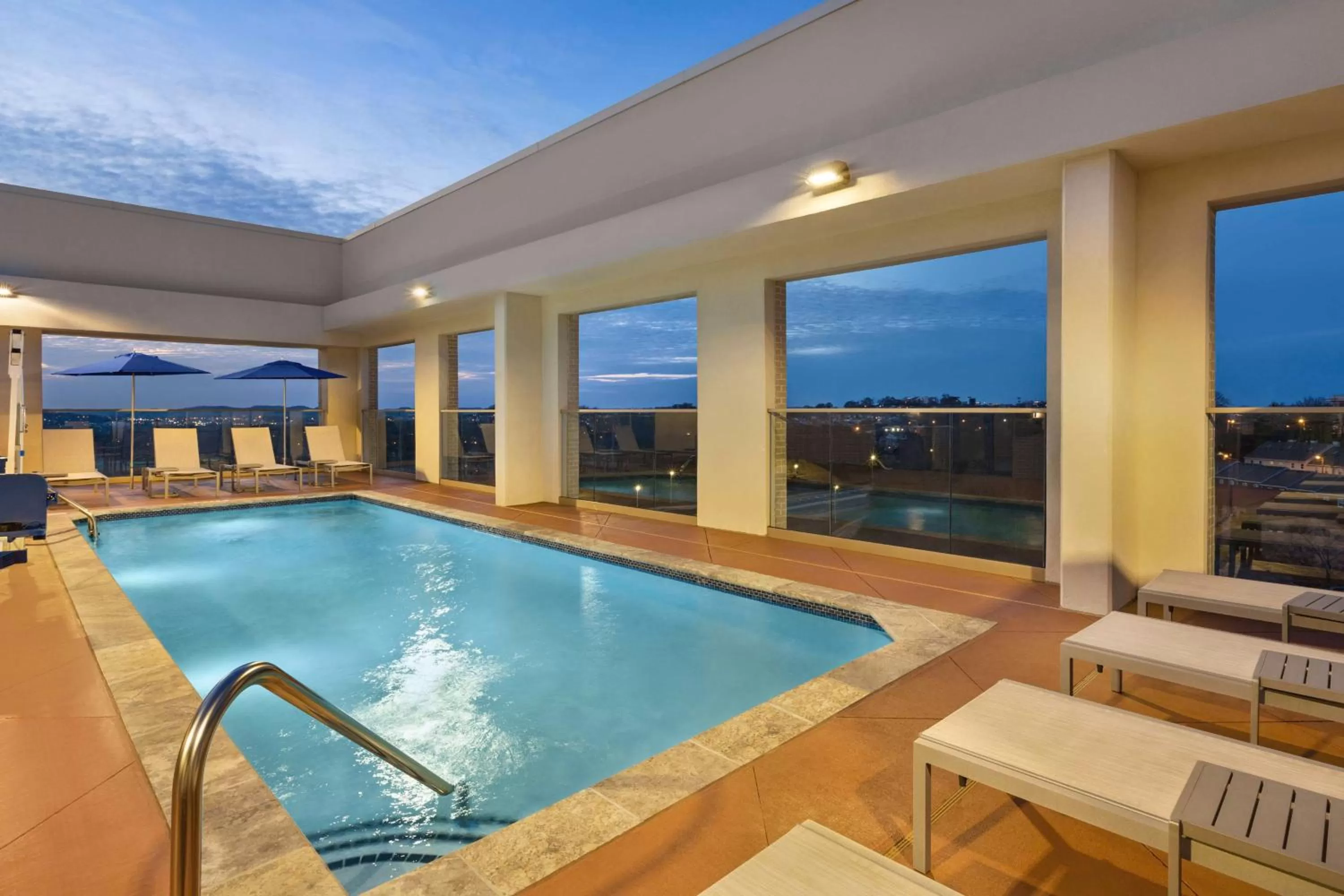 Pool view in Home2 Suites By Hilton Nashville West End Avenue