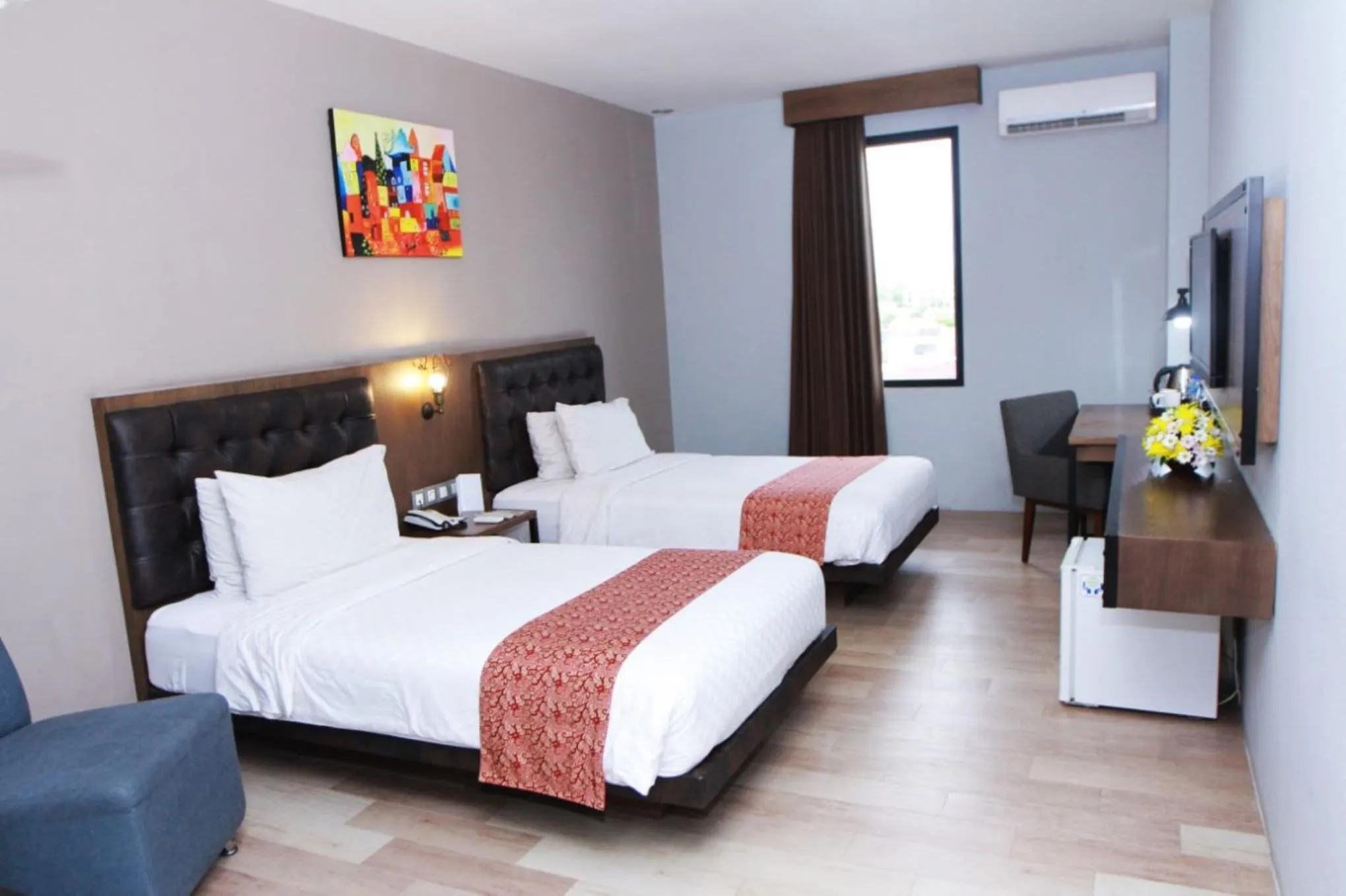 Bed in Grand Kangen Hotel Urip Sumoharjo