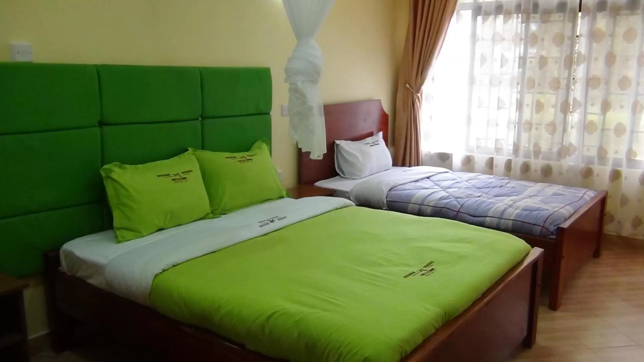 Bed in Vienna Woods Hotel Nakuru
