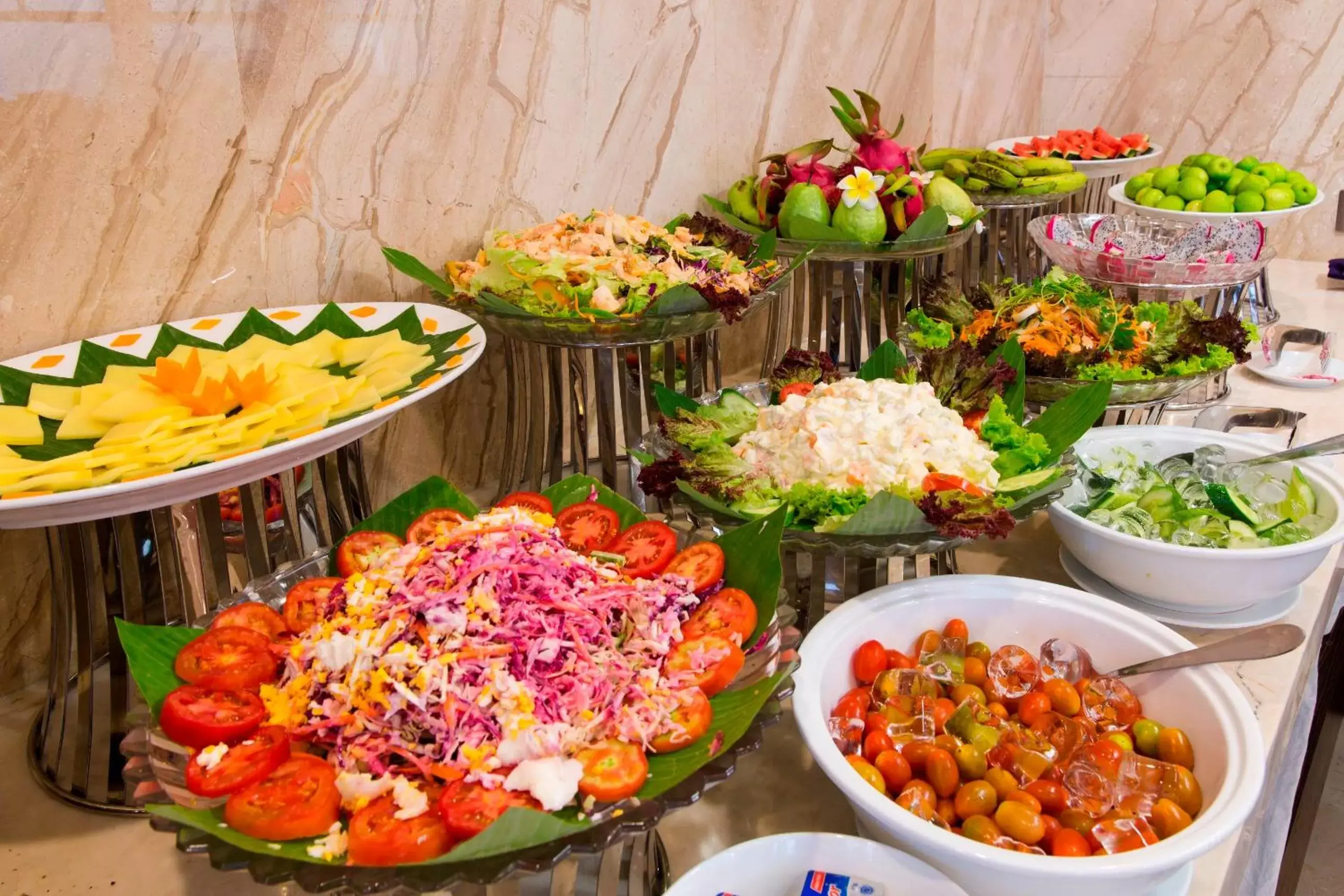 Buffet breakfast, Food in Balcony Nha Trang Hotel