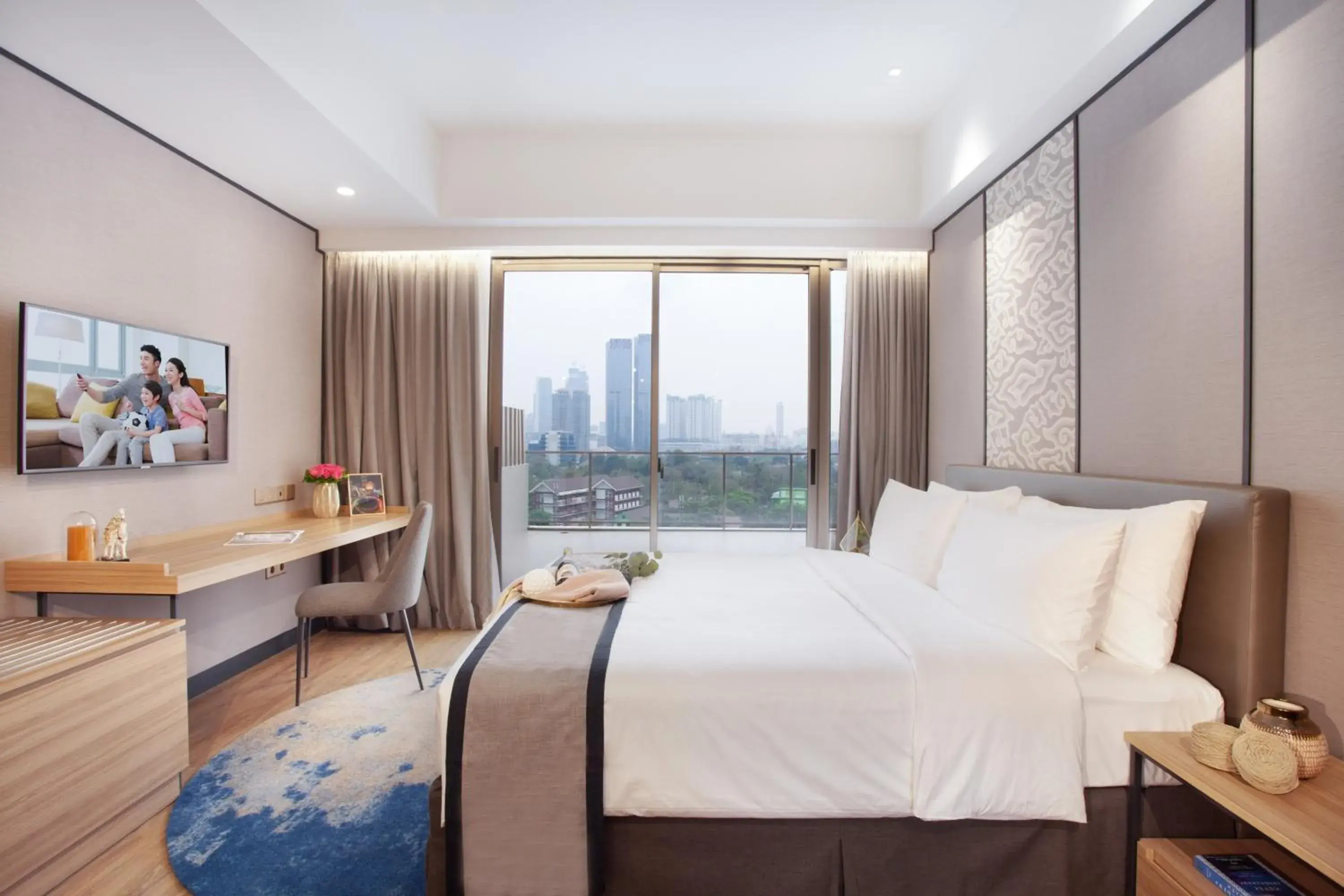 Bed in Somerset Sudirman Jakarta