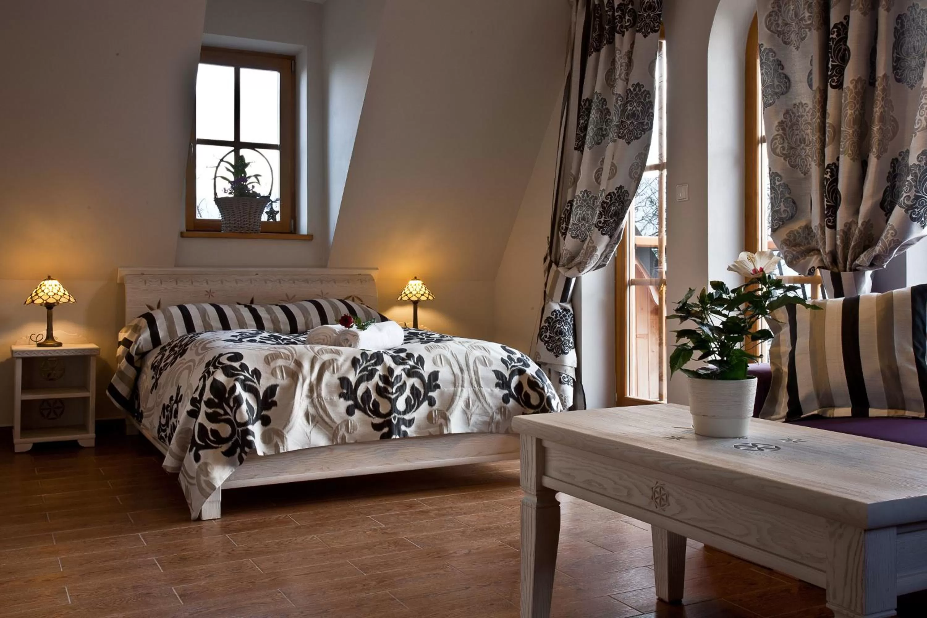 Photo of the whole room, Bed in Butorowy Dwór